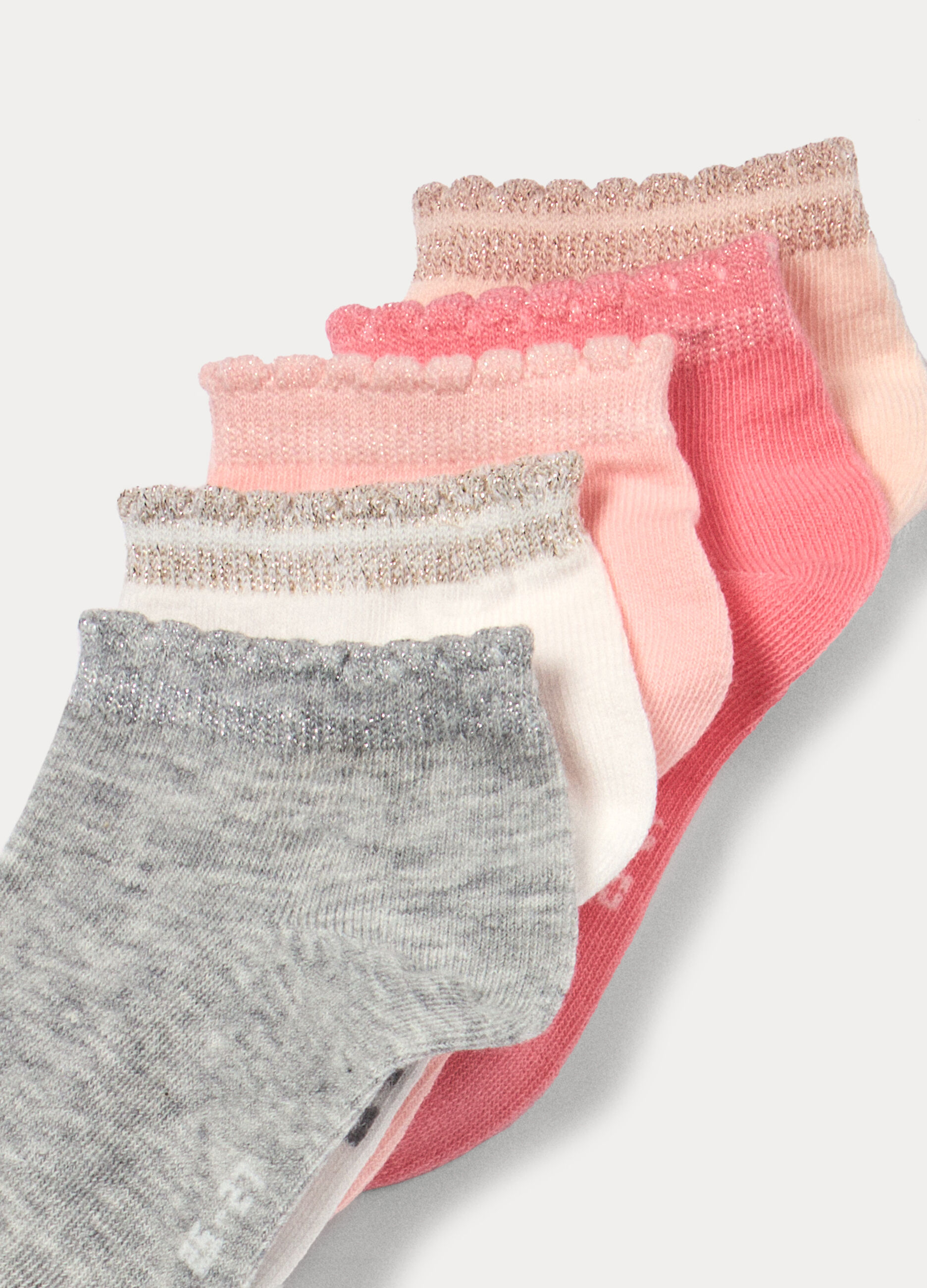 Pack 5 calze corte in cotone stretch_2