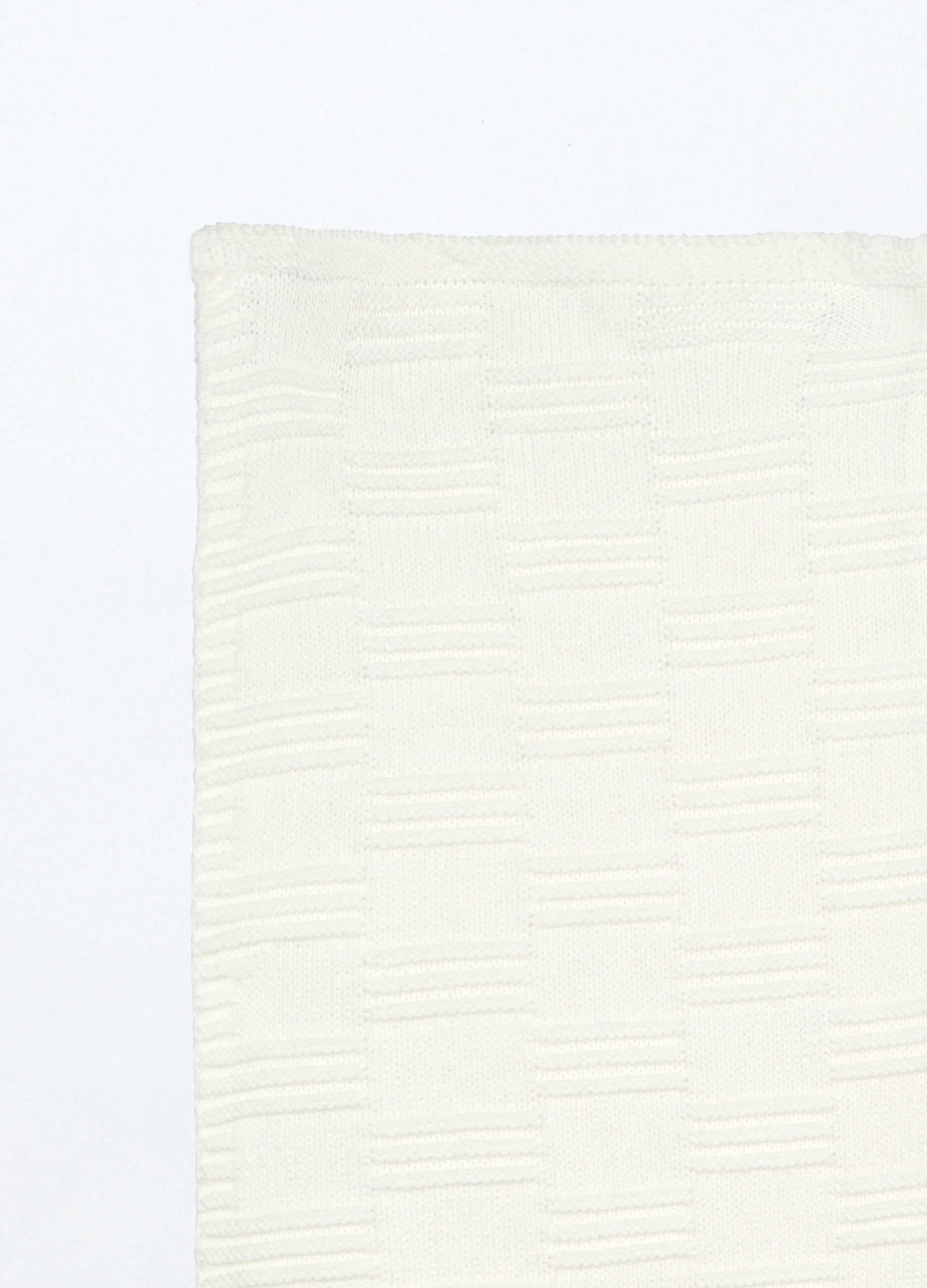 Coperta tricot in puro cotone _3