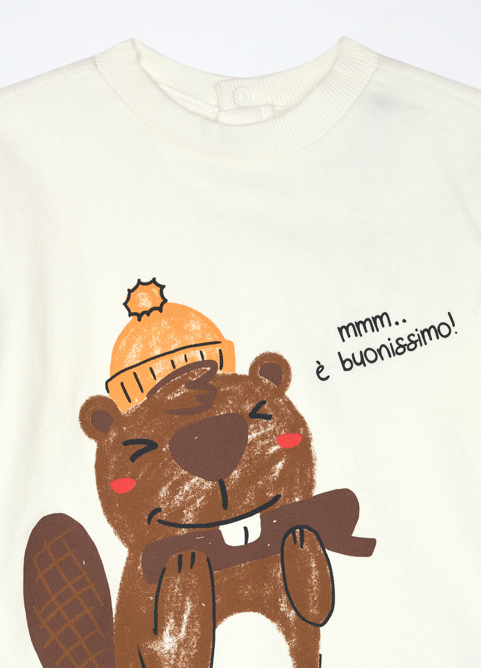 Jogging set in puro cotone fleece neonato_2