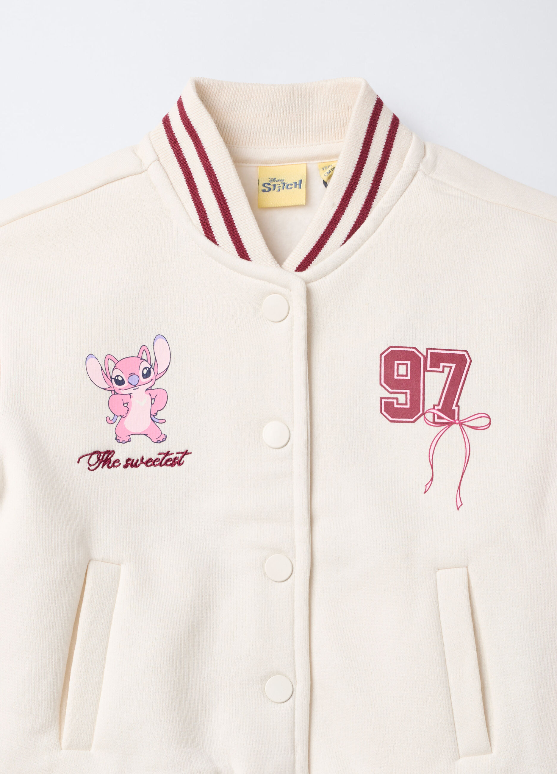 Felpa Disney misto cotone Fit Over bambina_2