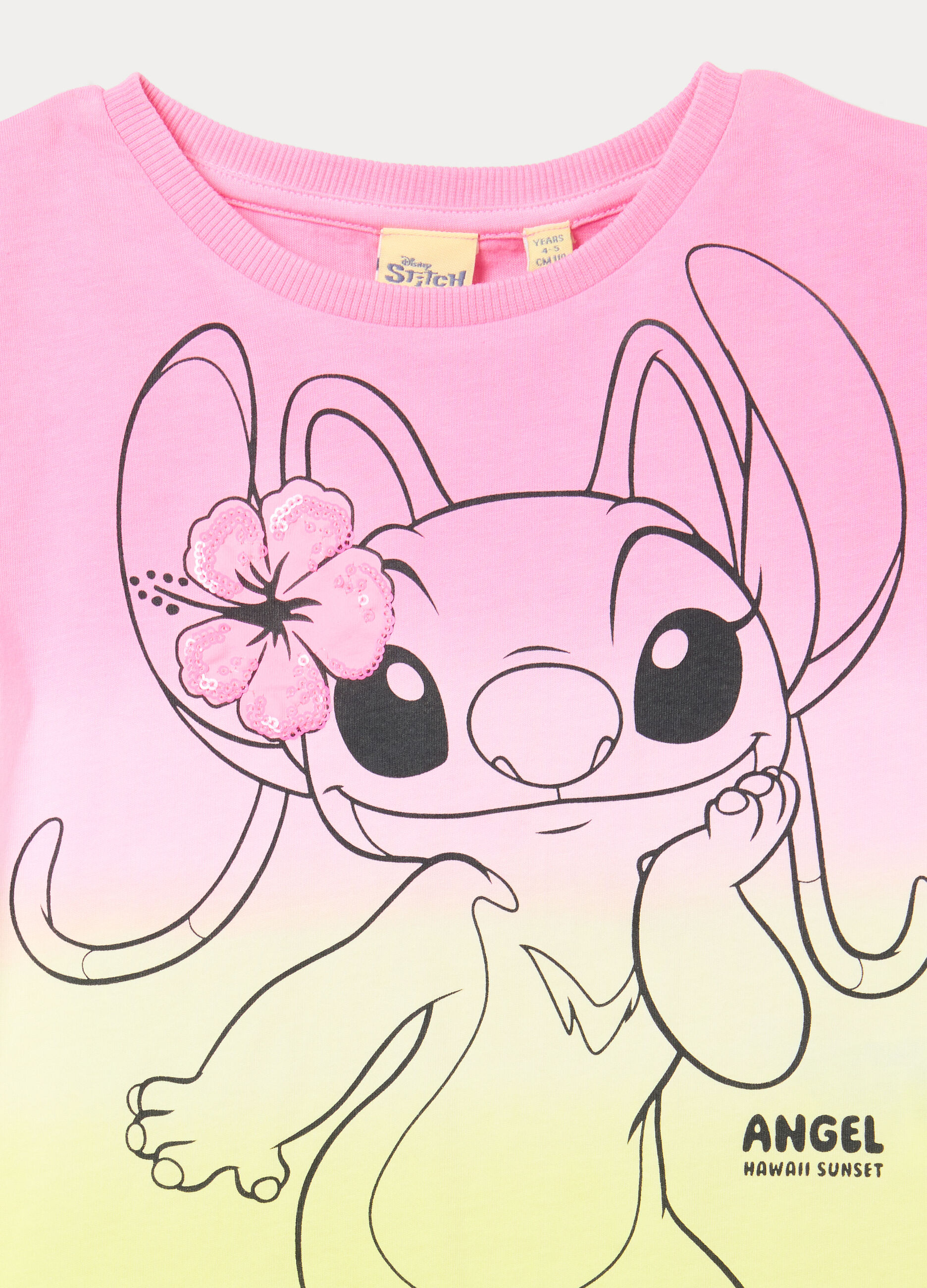 T-shirt girocollo Disney in jersey di puro cotone bambina_2