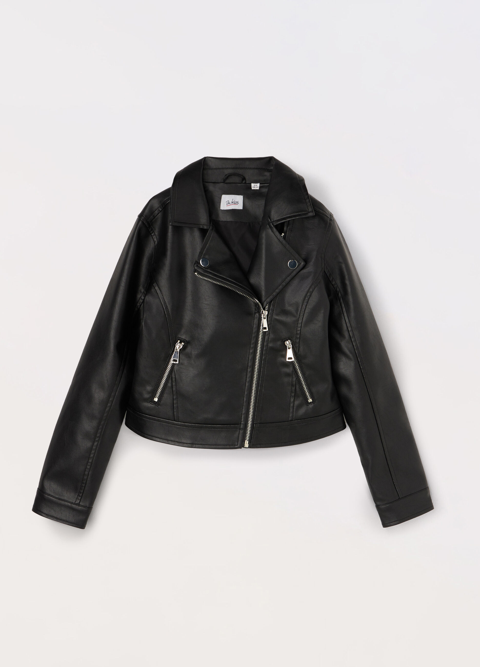 Giacca in eco pelle ragazza_0