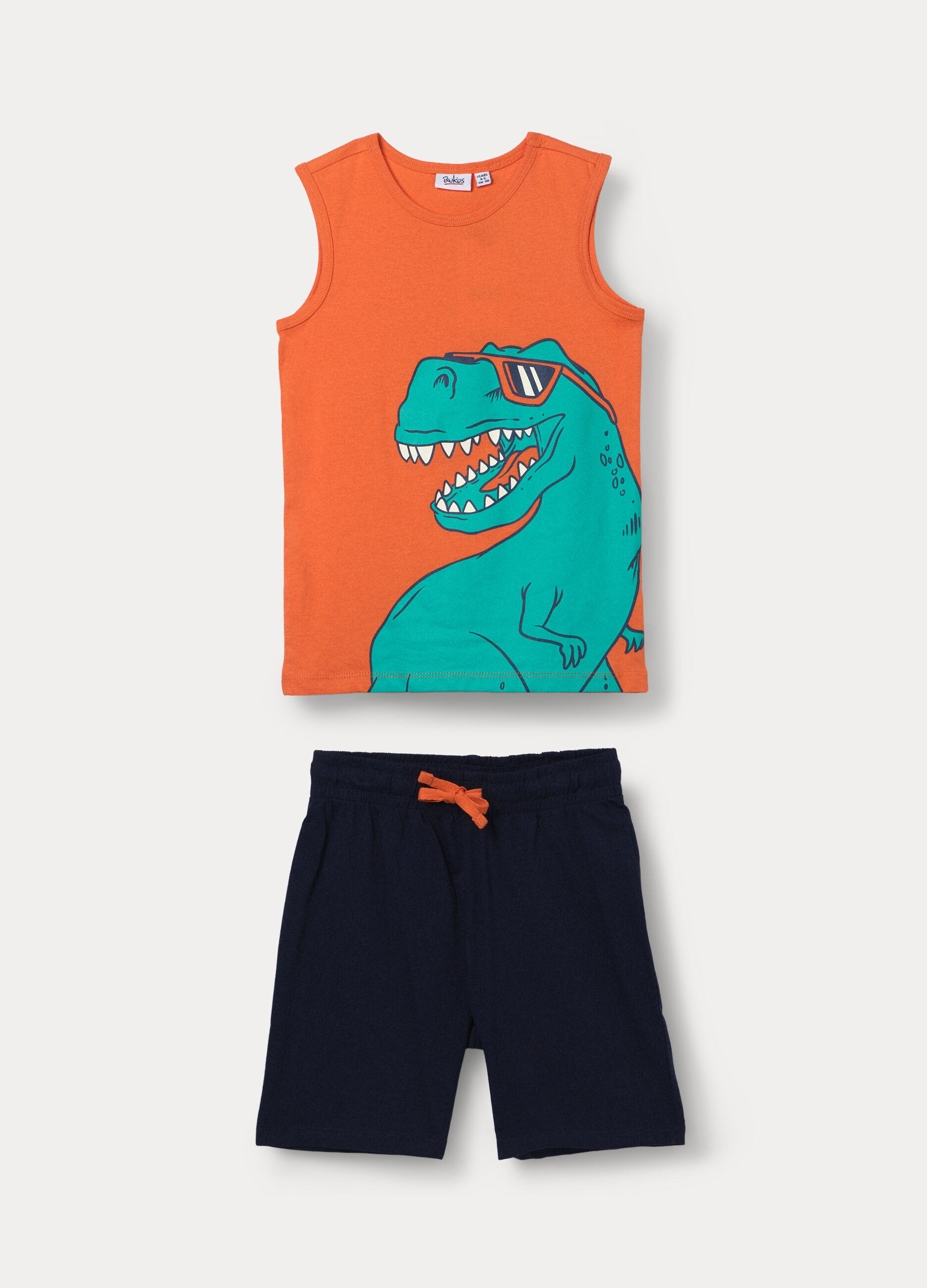Jogging set in jersey di puro cotone bambino_0