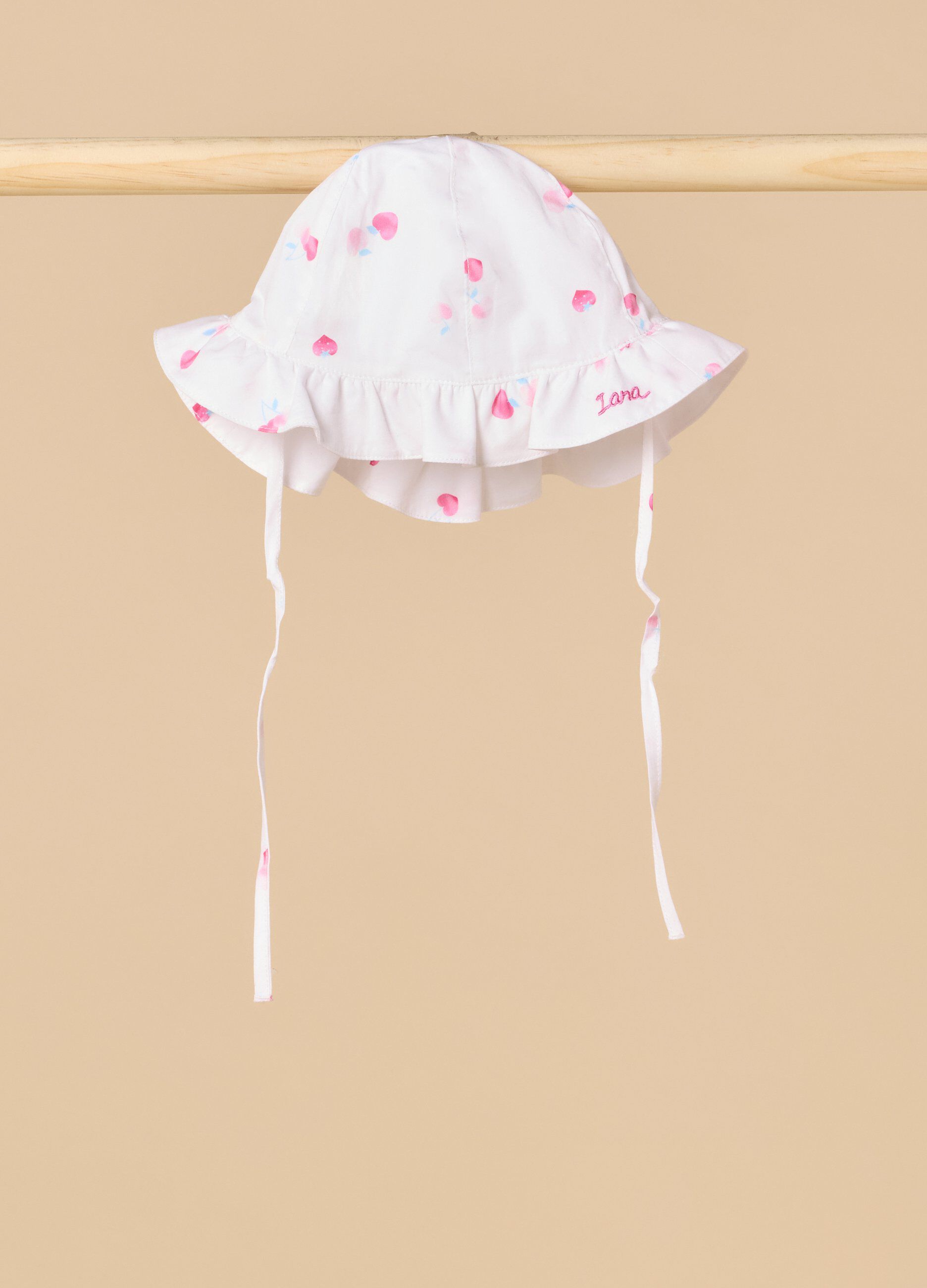 Cappello in puro cotone IANA neonata_0