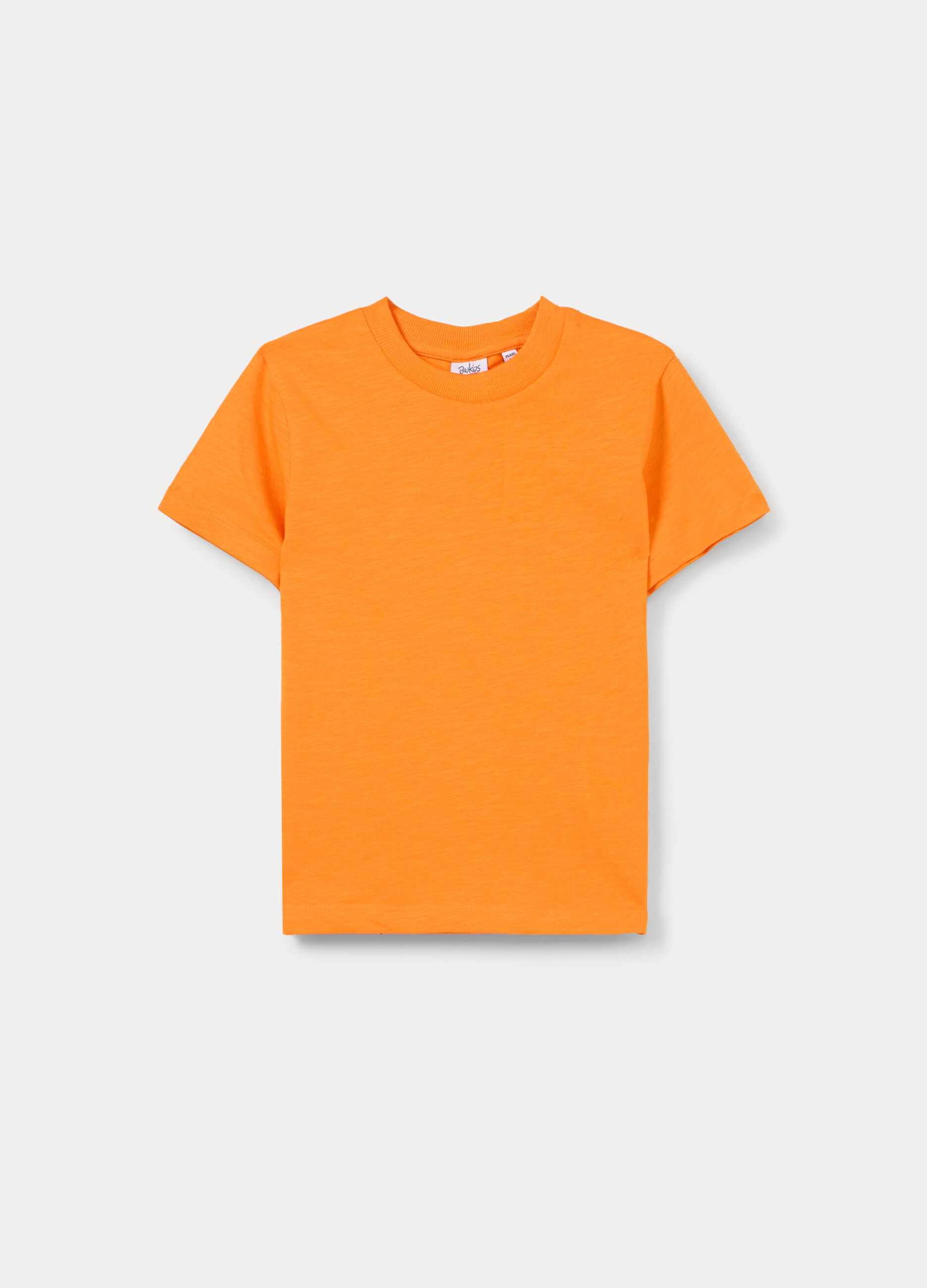 T-shirt in jersey slub di puro cotone bambino_0