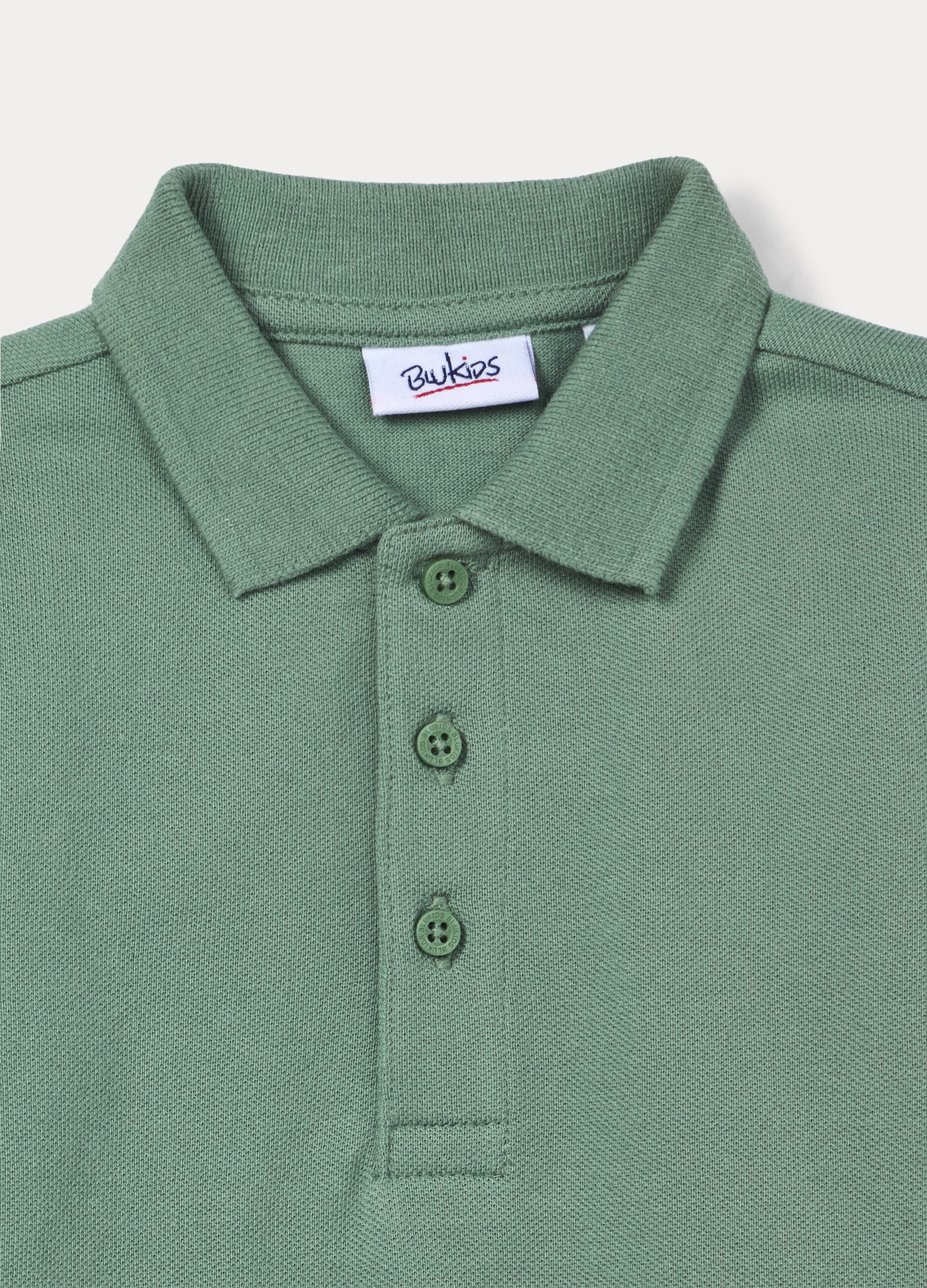 Polo in puro cotone Piquet bimbo
