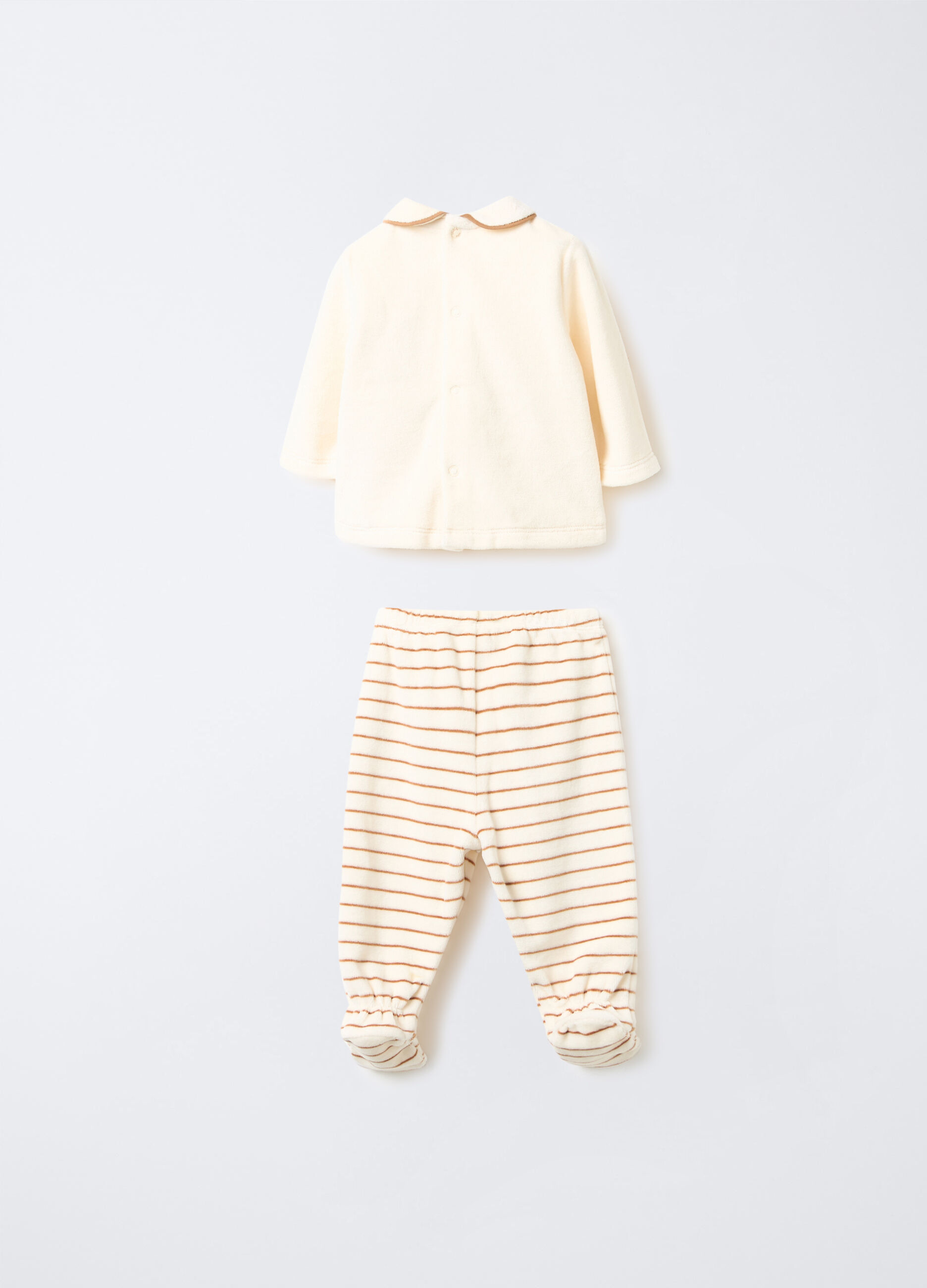 Set misto cotone velour neonato_1