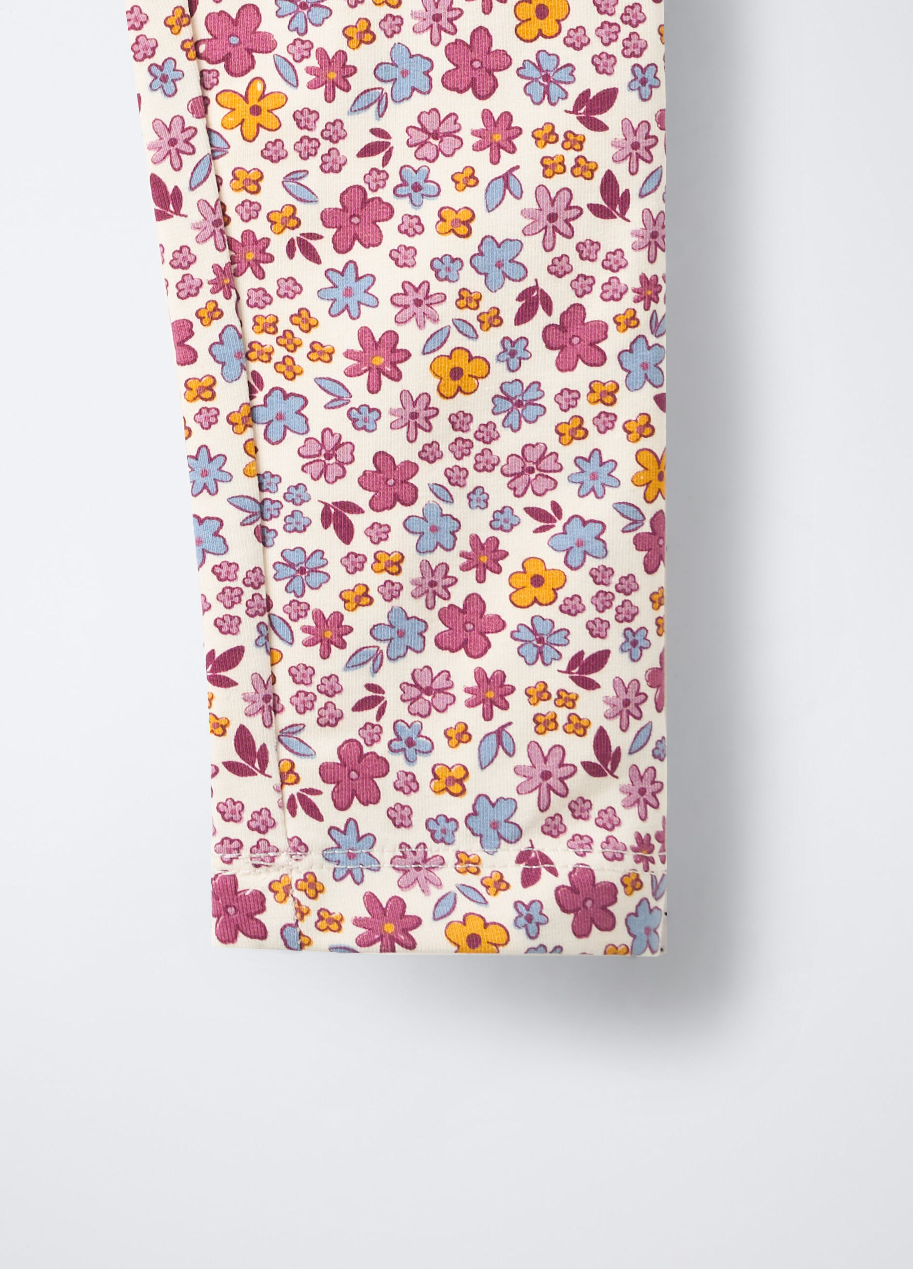 Pack 2 leggings in cotone garzato stretch Fit Regular bambina_3