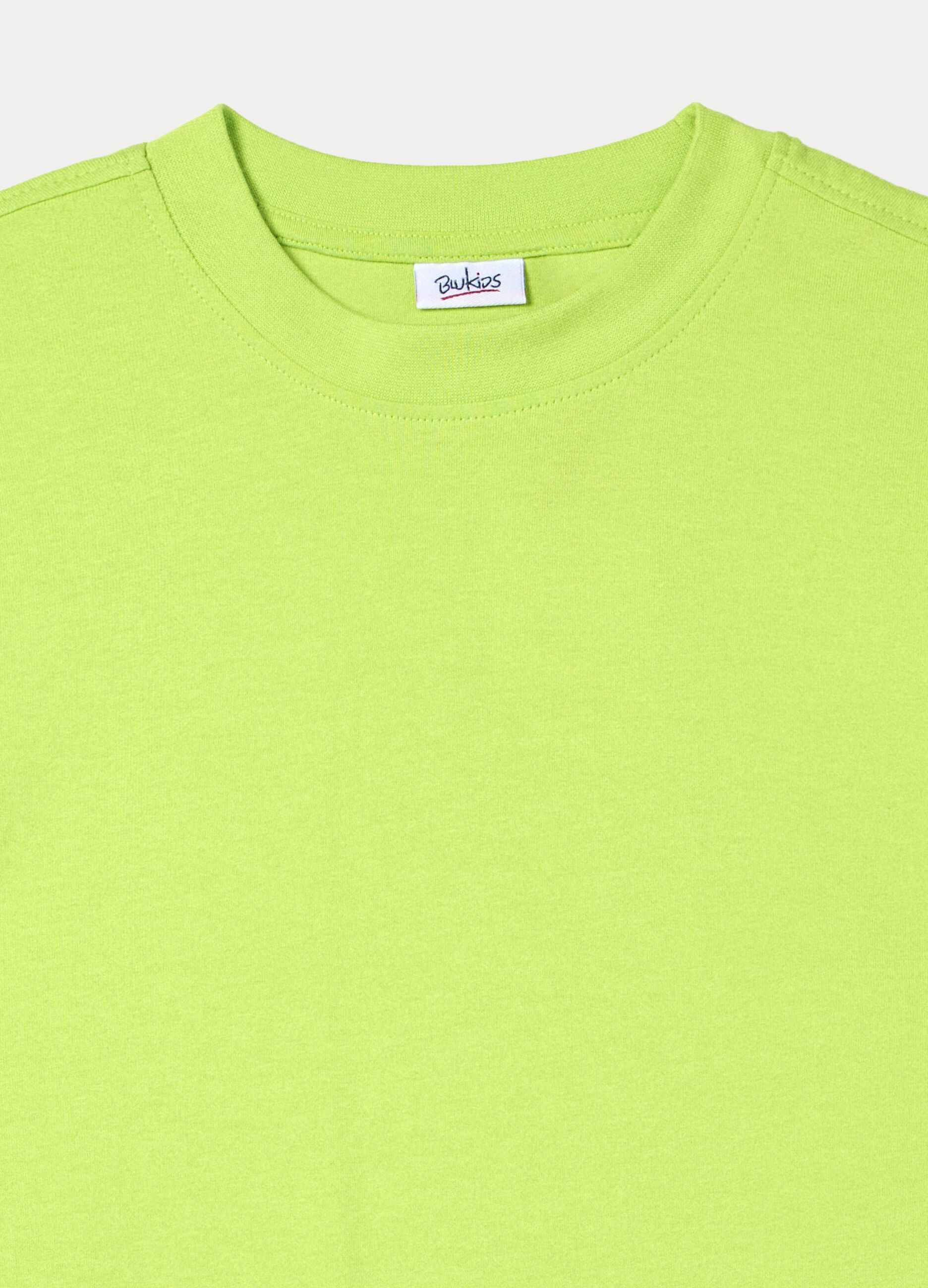 T-shirt girocollo in jersey di puro cotone ragazzo_2
