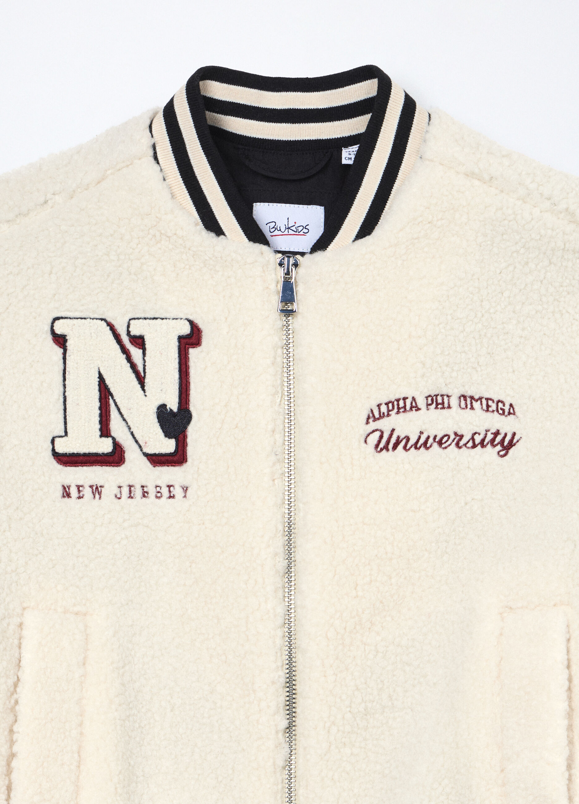 Giacca varsity in sherpa ragazza_2