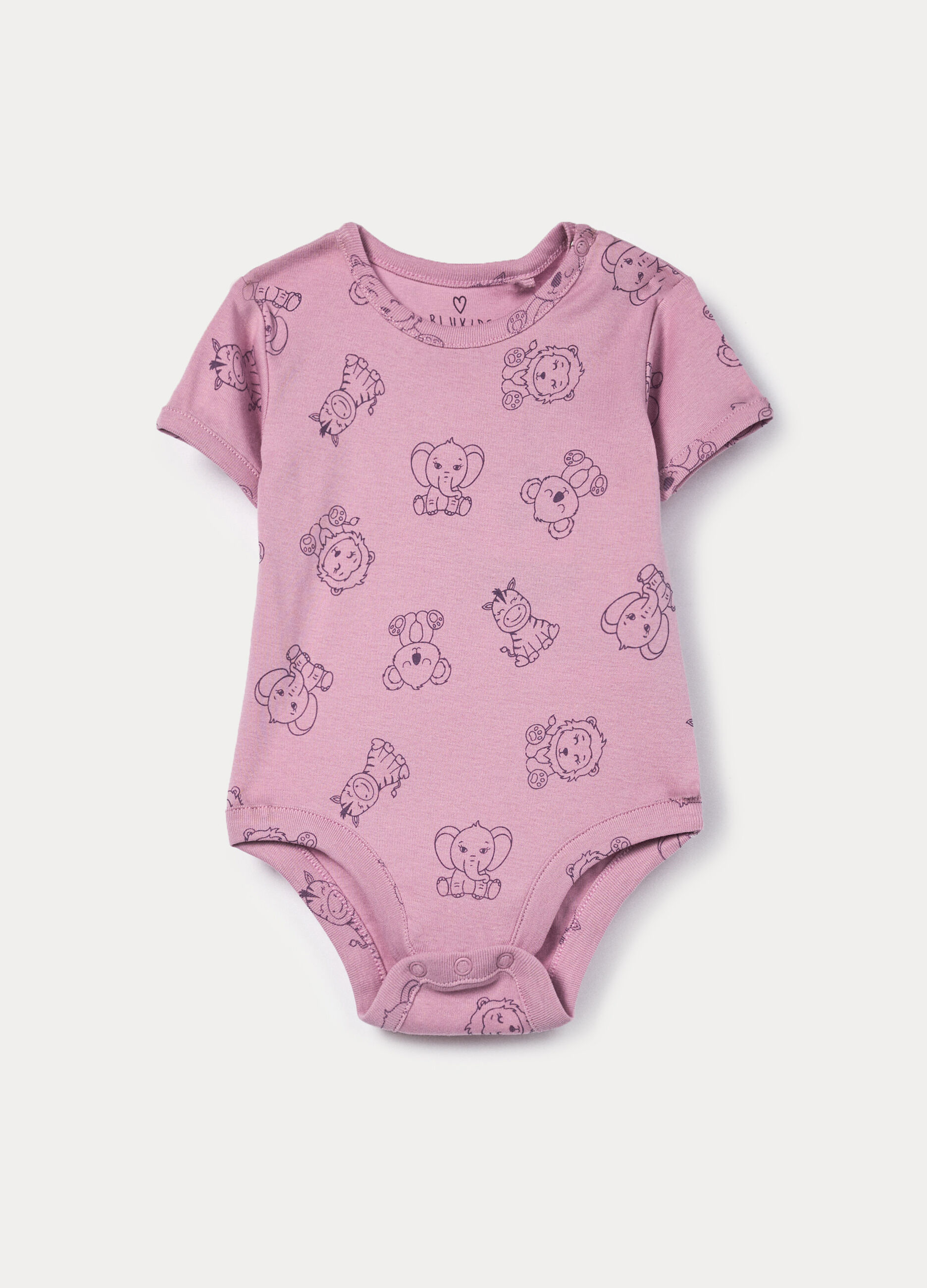 Body in costina di puro cotone _0