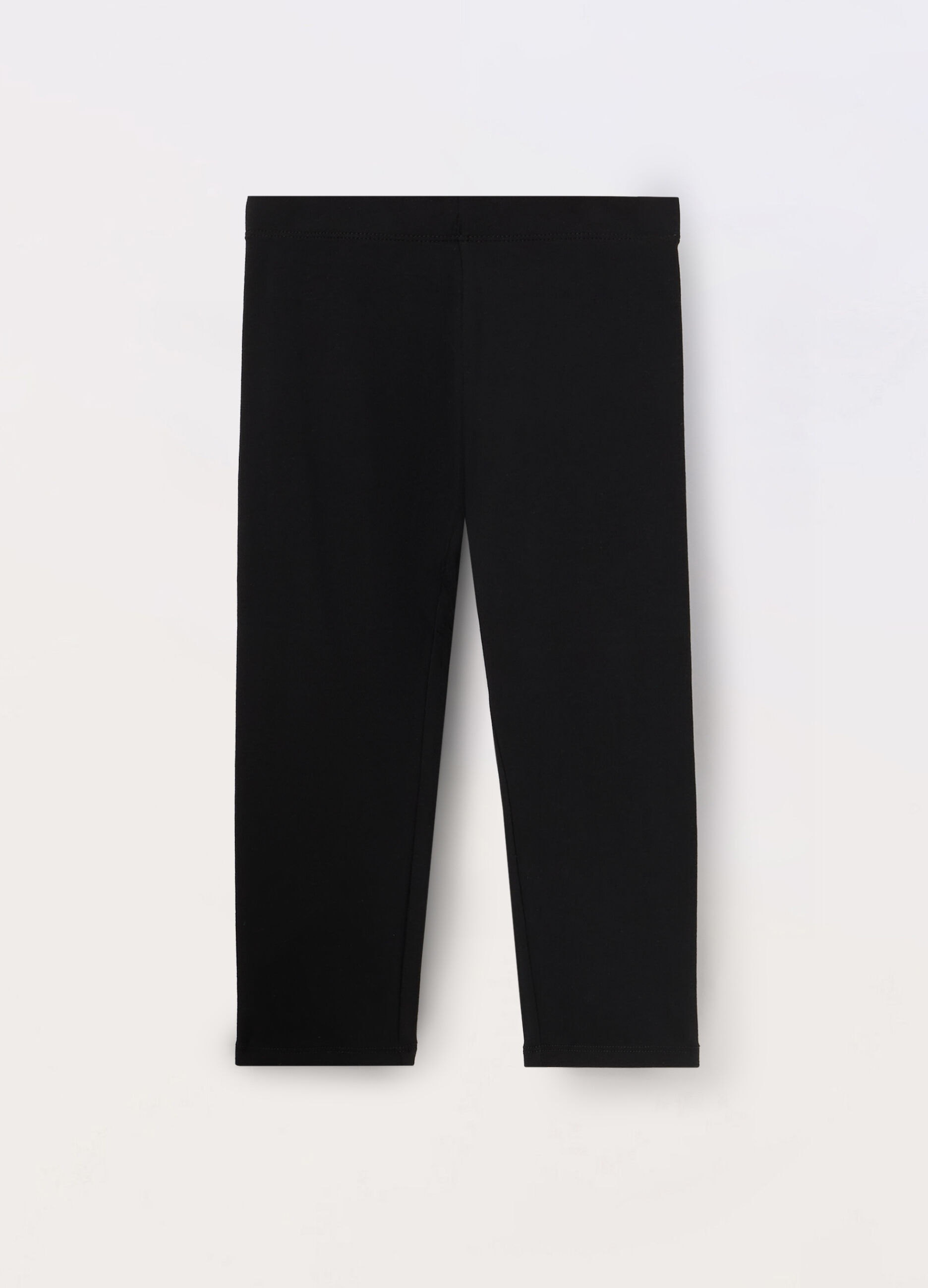 Leggings capri in jersey di cotone stretch ragazza_0