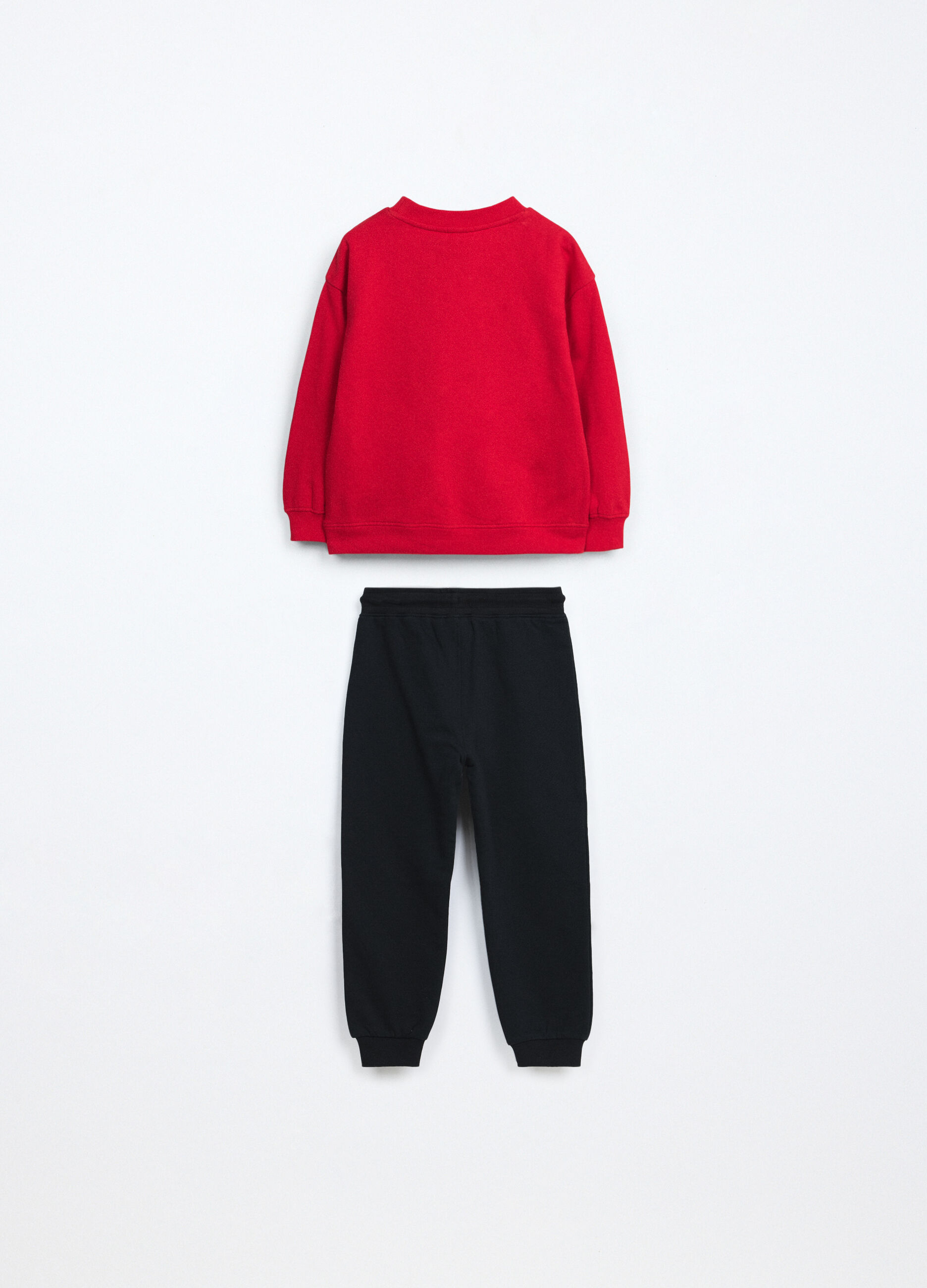 Jogging set in puro cotone fleece bambino_1