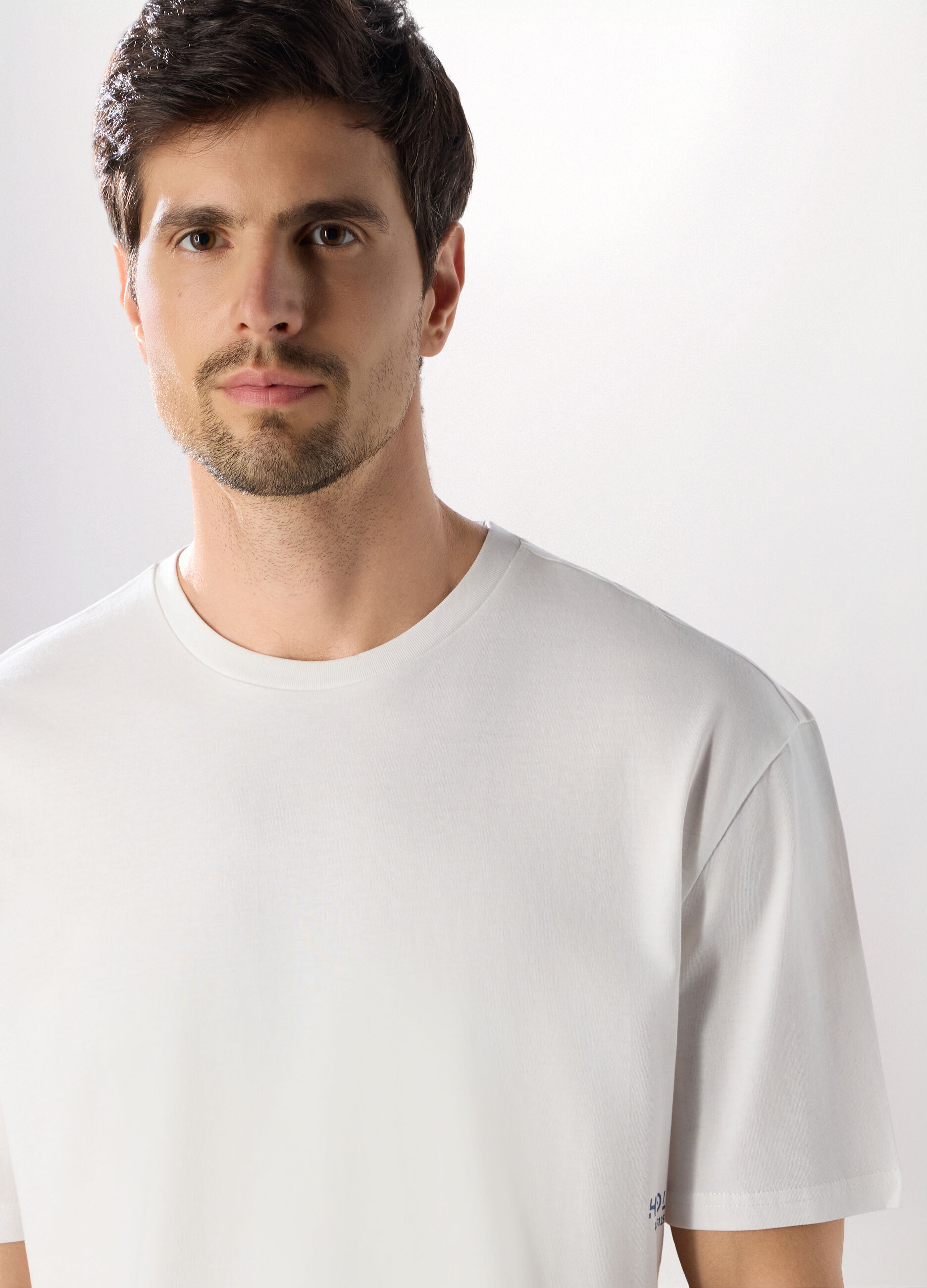 T-shirt sportiva in puro cotone uomo_2