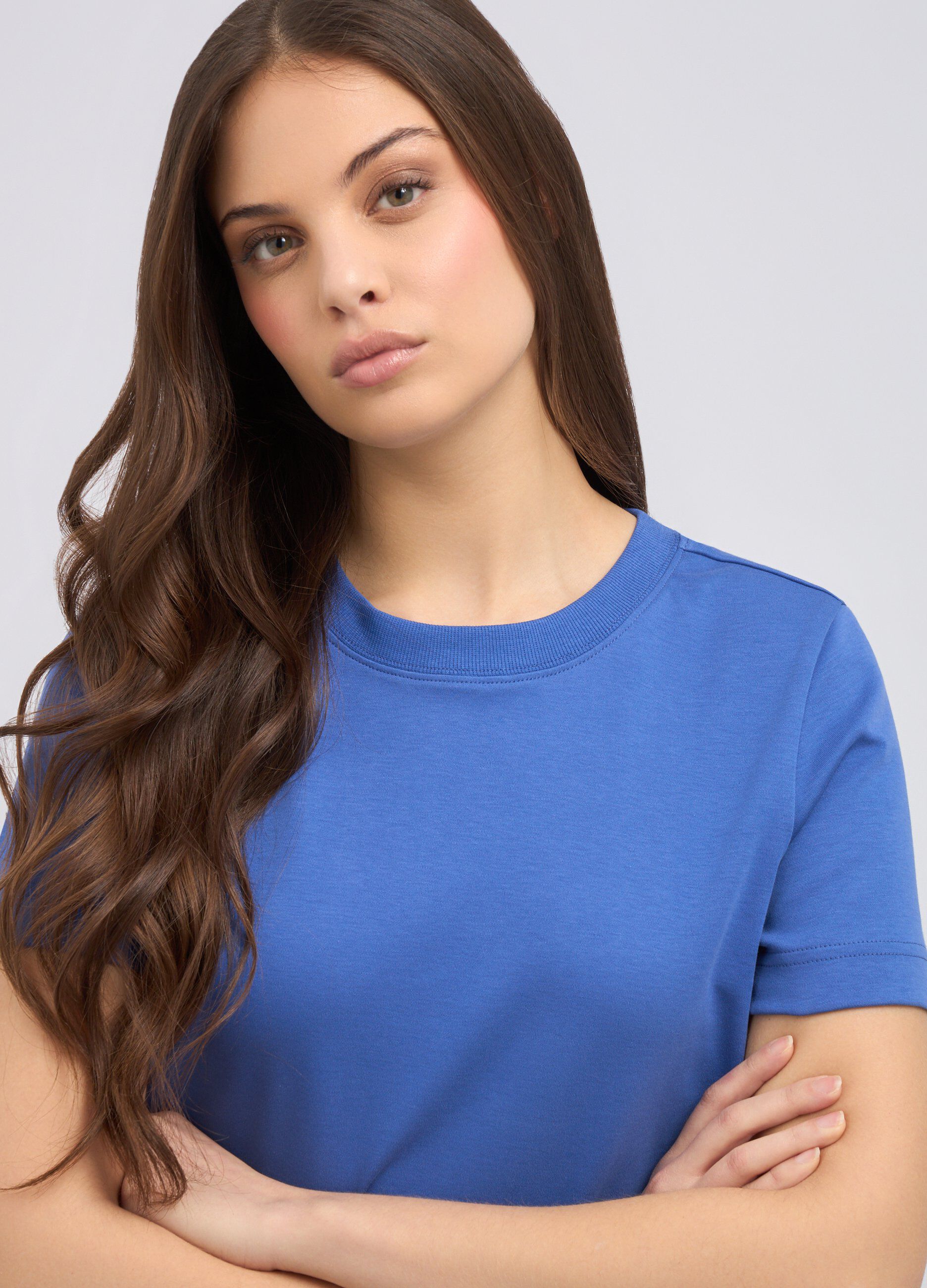 T-shirt in puro cotone donna_2