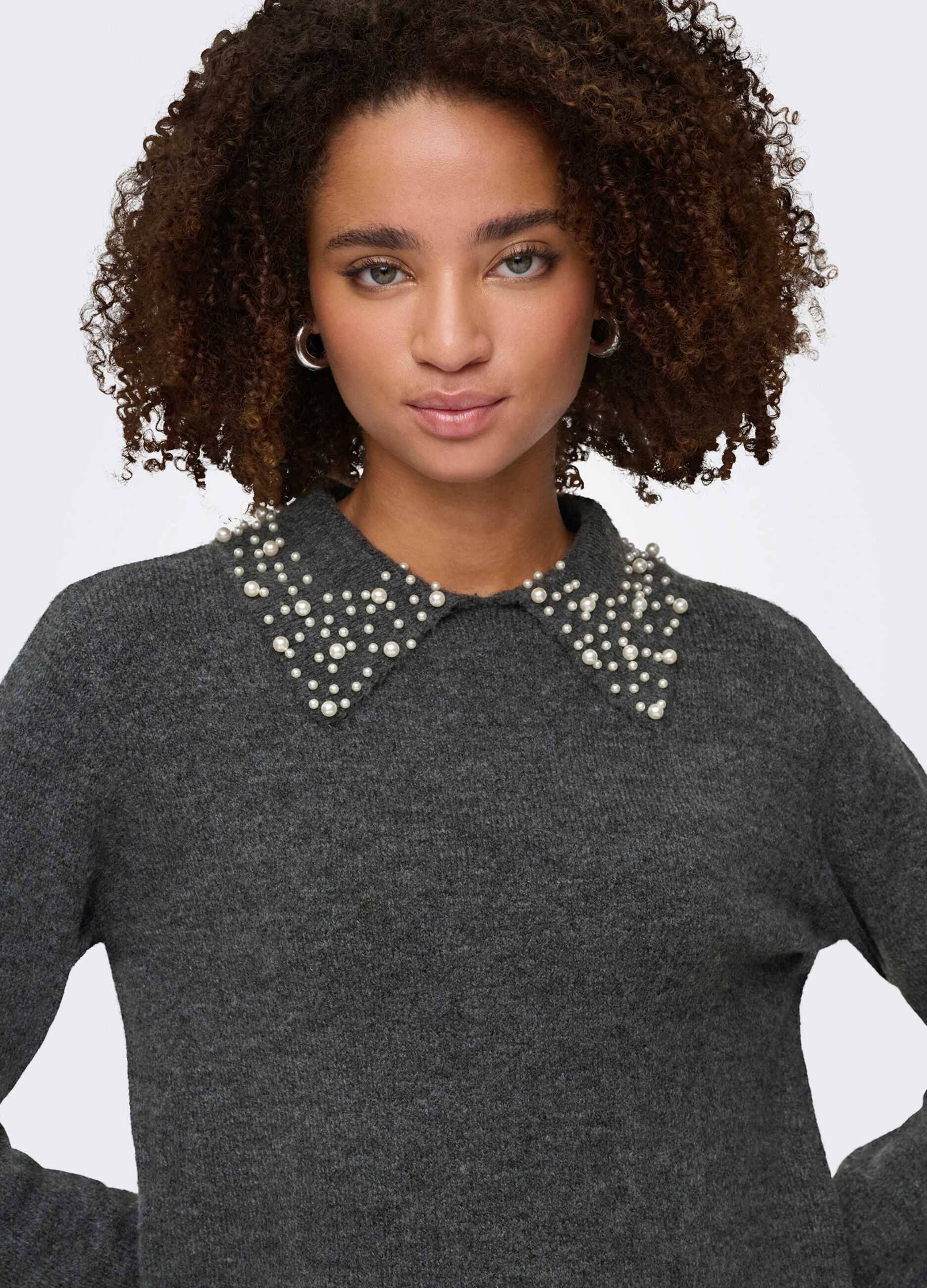 Tricot con perle applicate donna_4