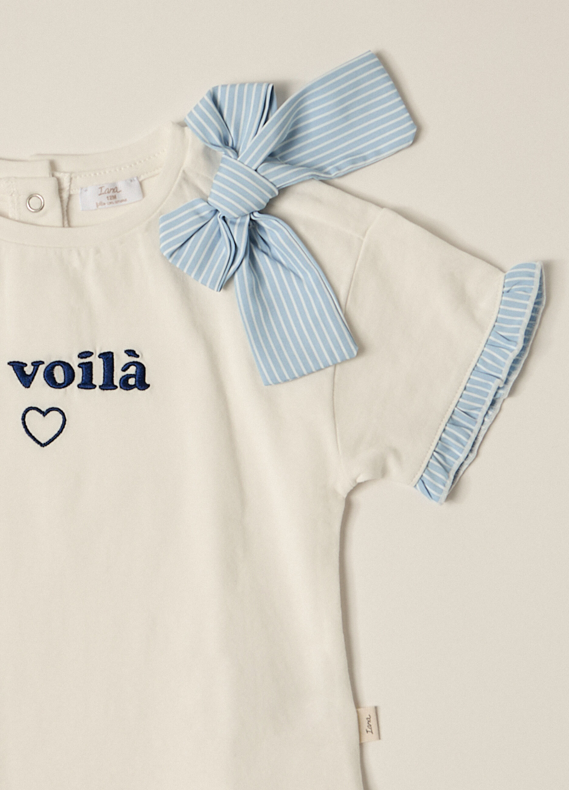 T-shirt in jersey di cotone stretch IANA donna_1