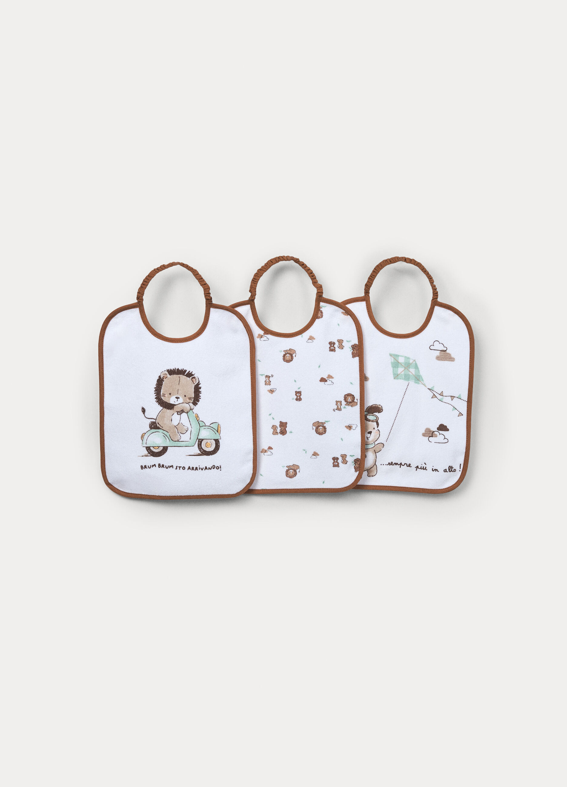 Pack 3 bavaglini in spugna neonato_0