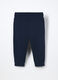 Jogger in french terry di puro cotone neonato_1