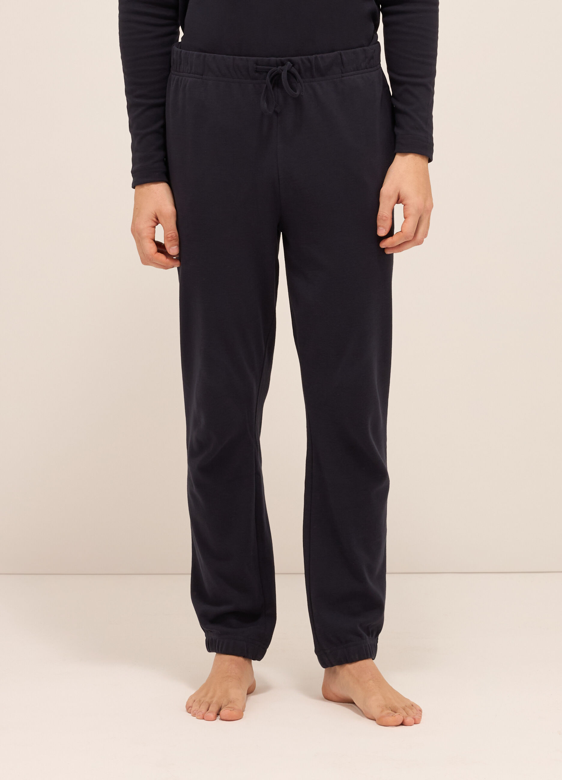 Pantaloni del pigiama in puro cotone uomo_1