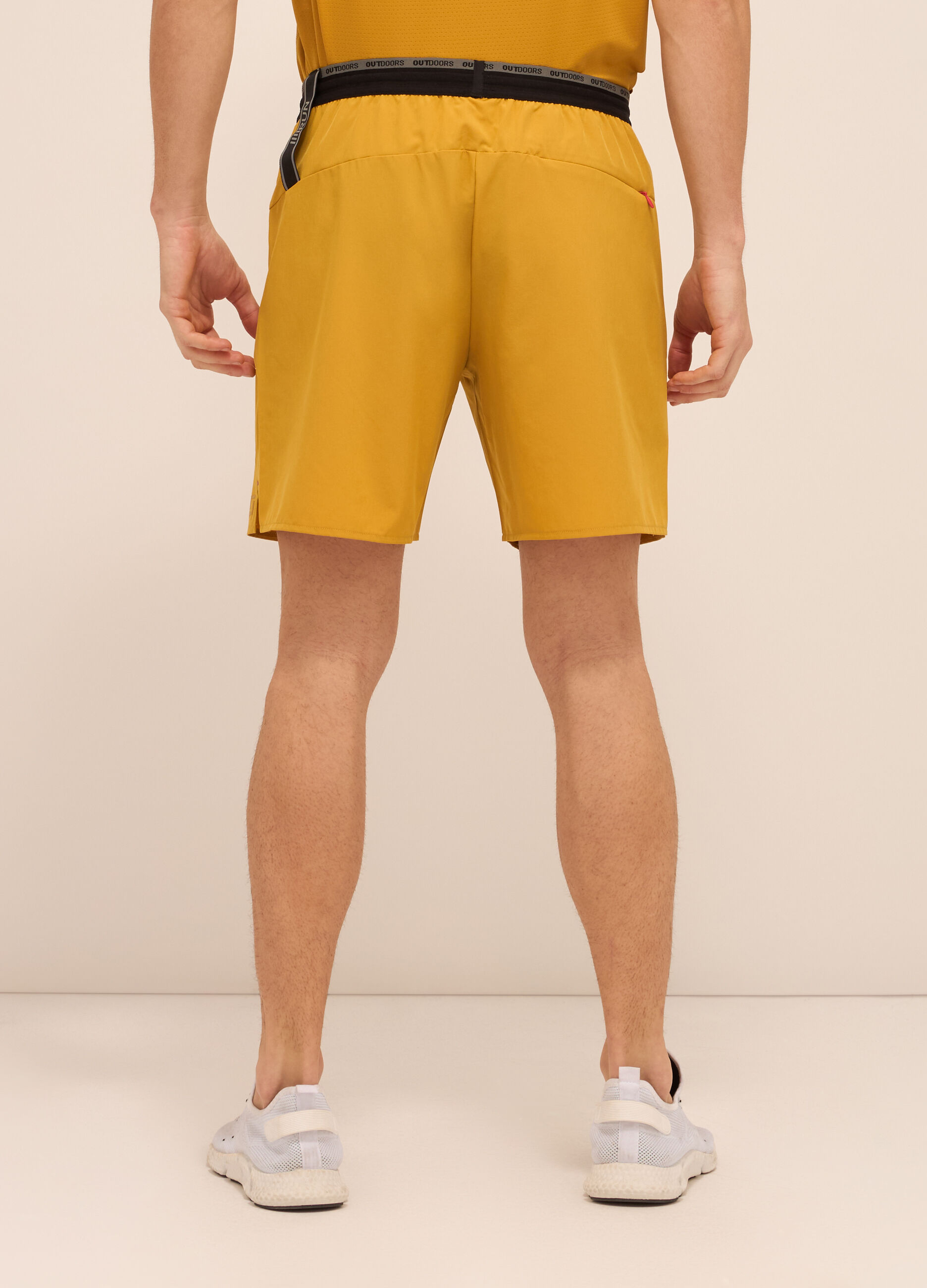 Shorts sportivi in tessuto tecnico uomo _1