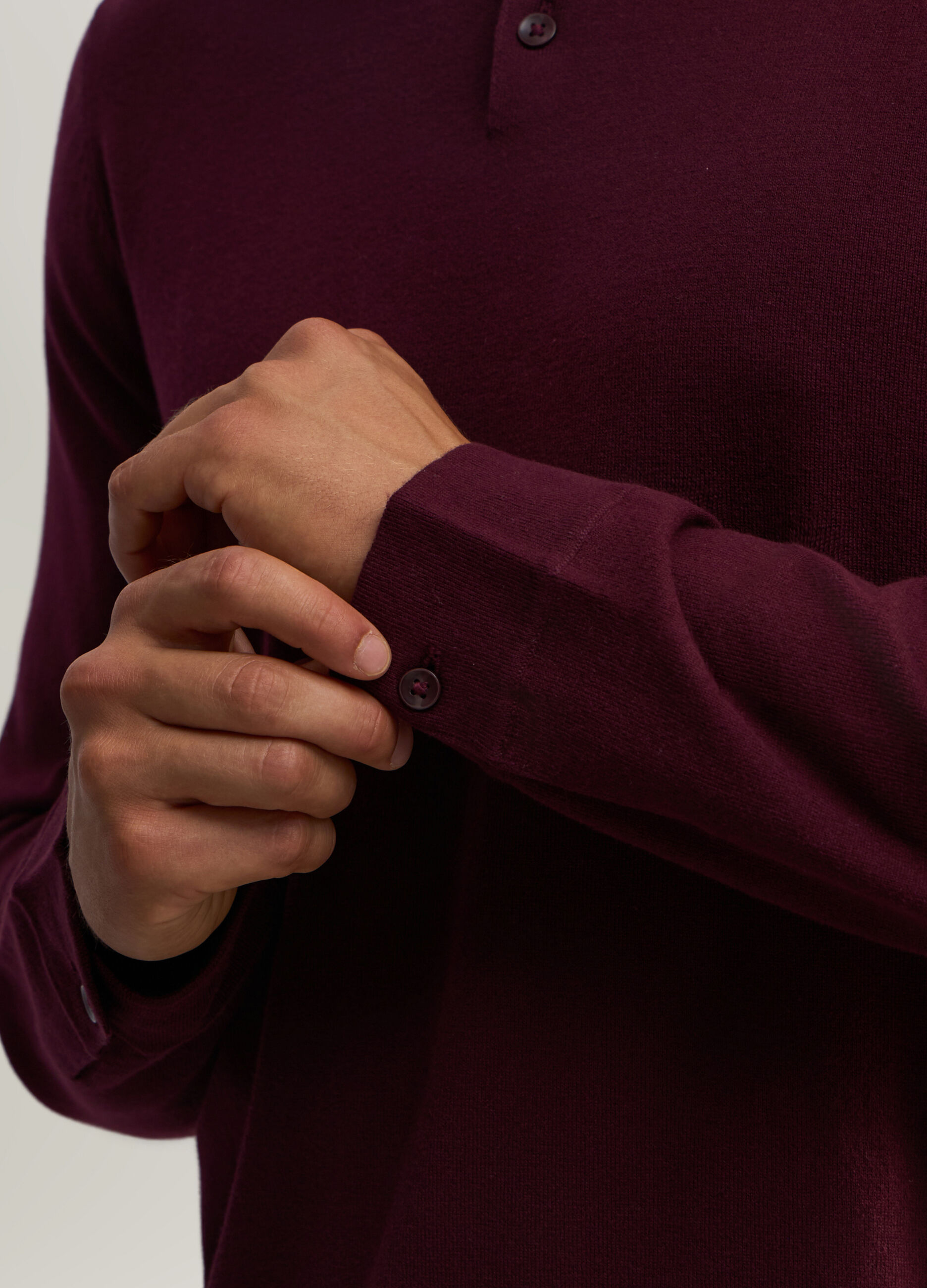 Polo in maglia misto cotone uomo