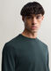 Maglia girocollo a maniche lunghe in cotone uomo_2
