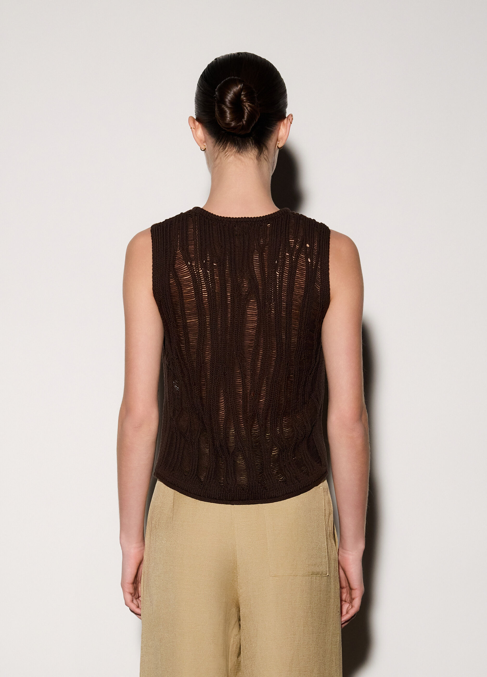 T-shirt girocollo operata donna_2