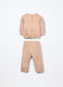 Set pigiama lungo in cotone fleece neonata_1