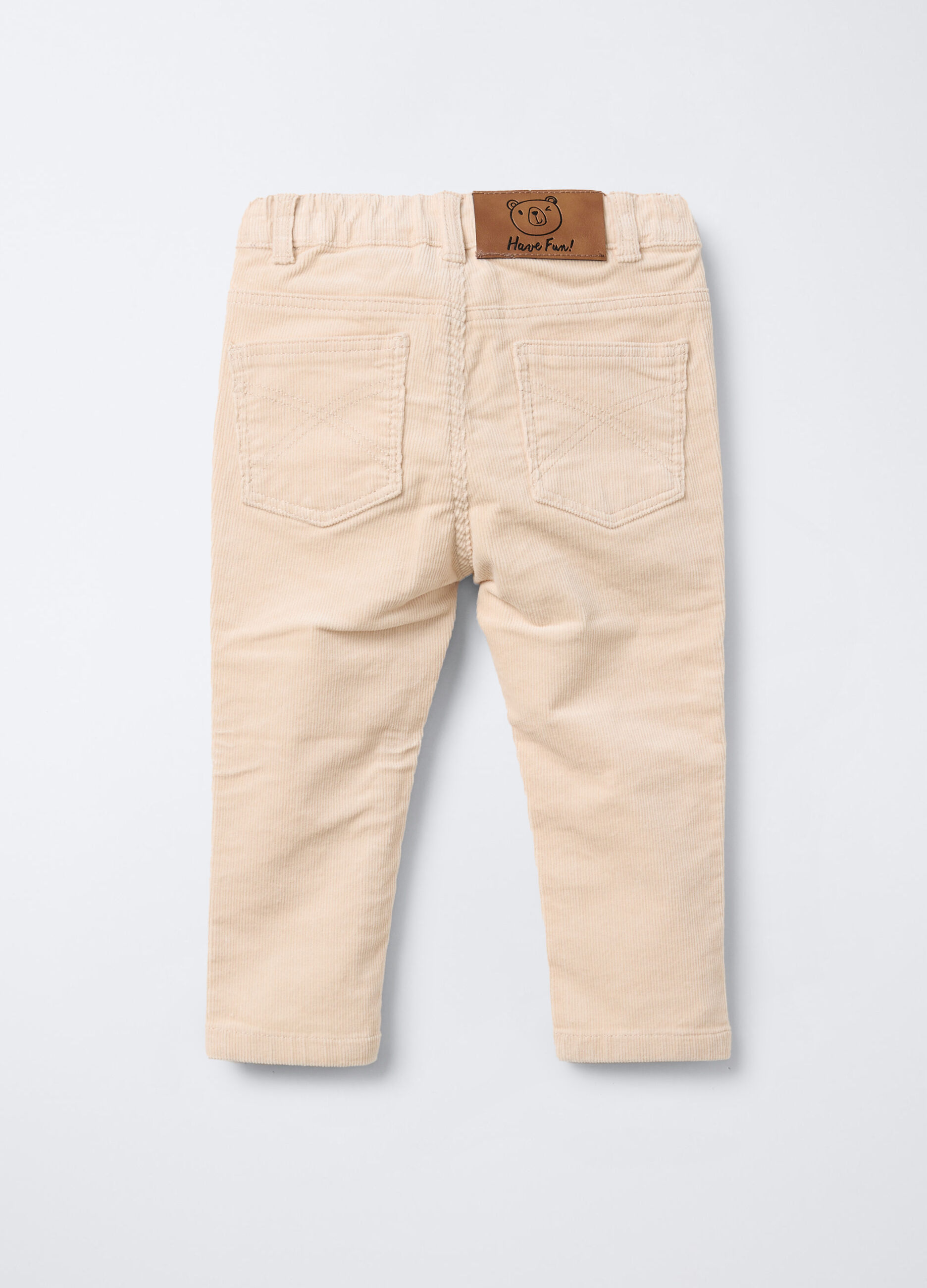 Pantaloni in cotina di velluto stretch Fit Regular bimbo_1