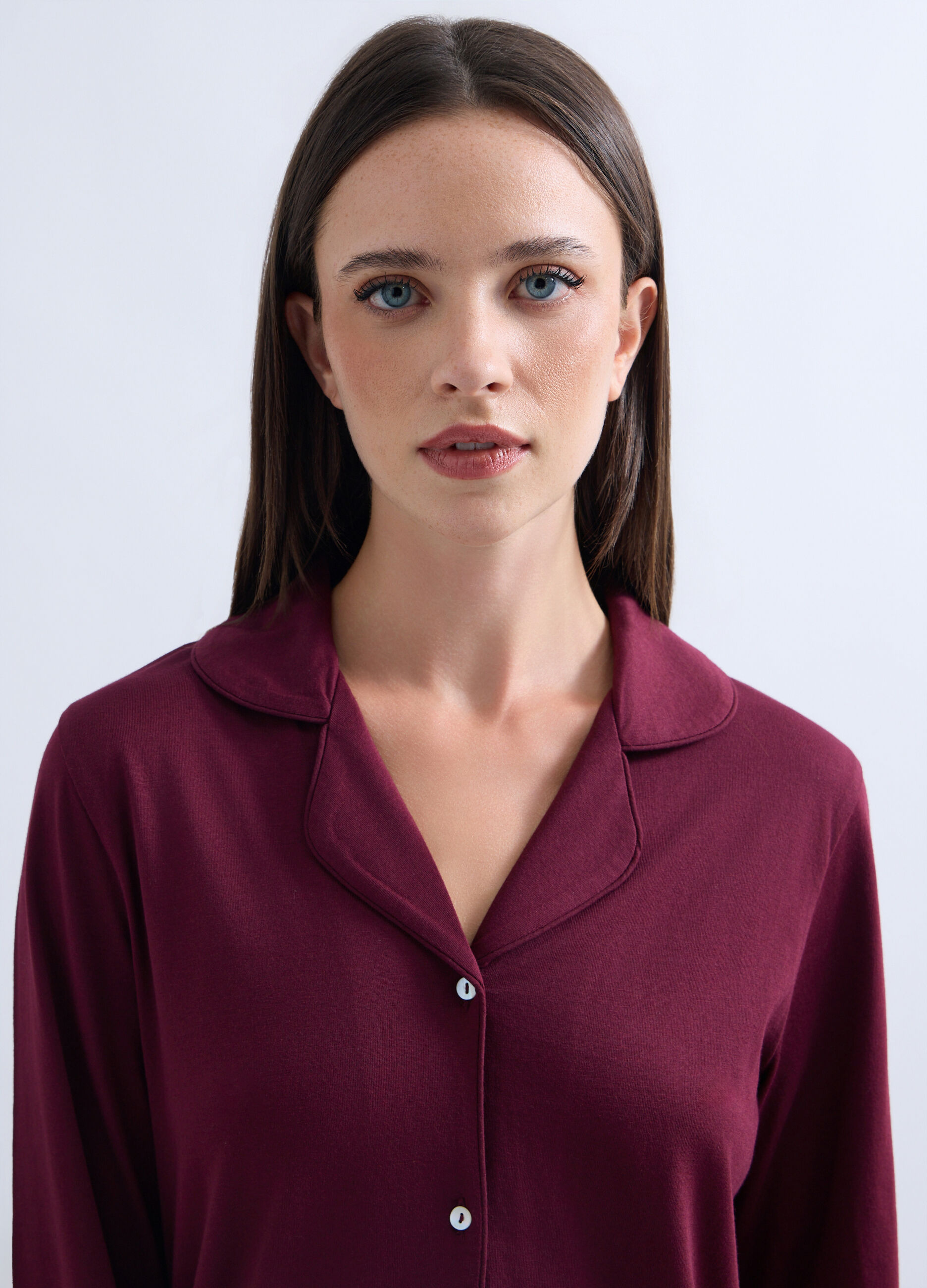 Top pigiama in cotone misto modal donna_2