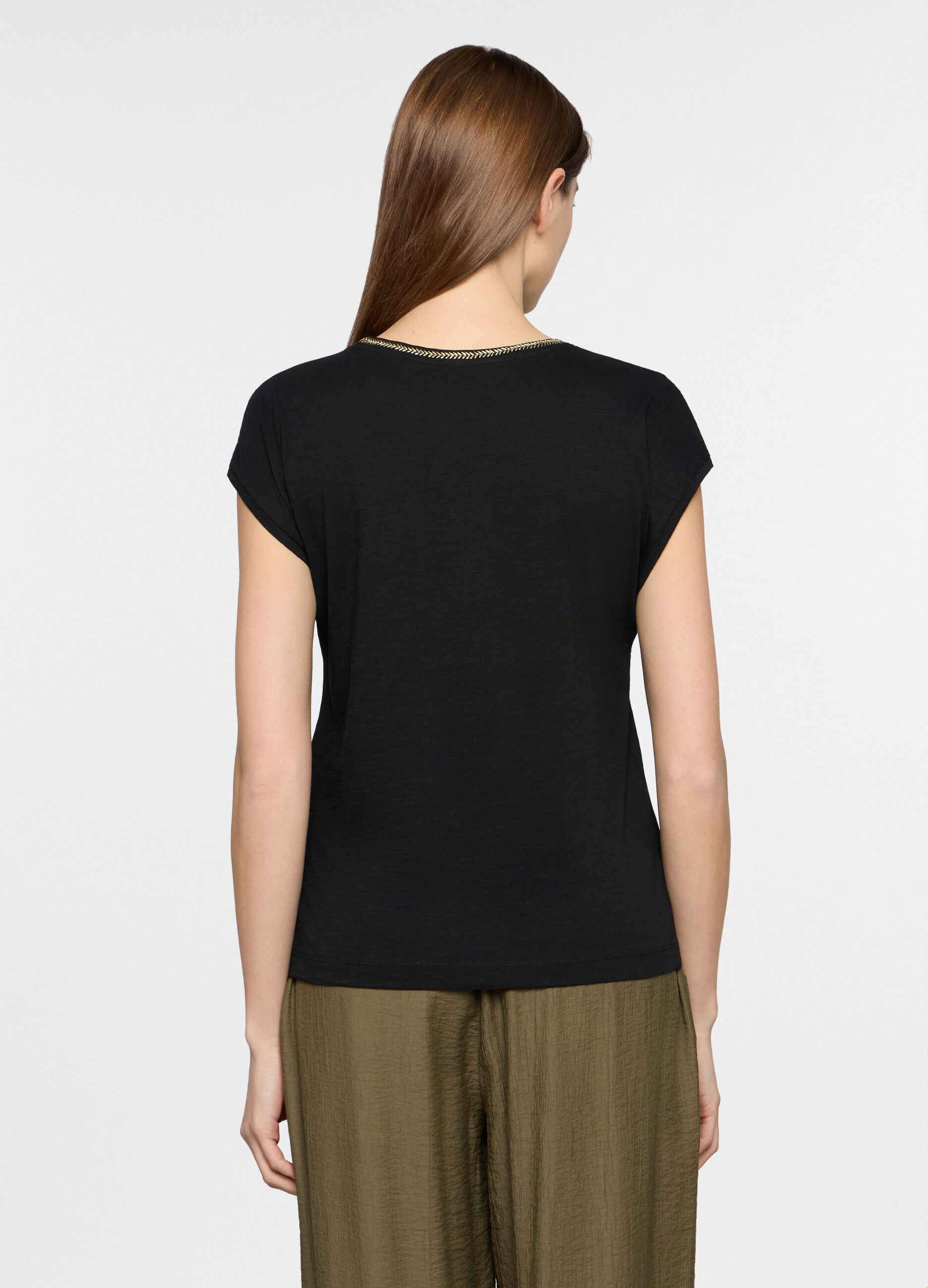 T-shirt girocollo donna_1