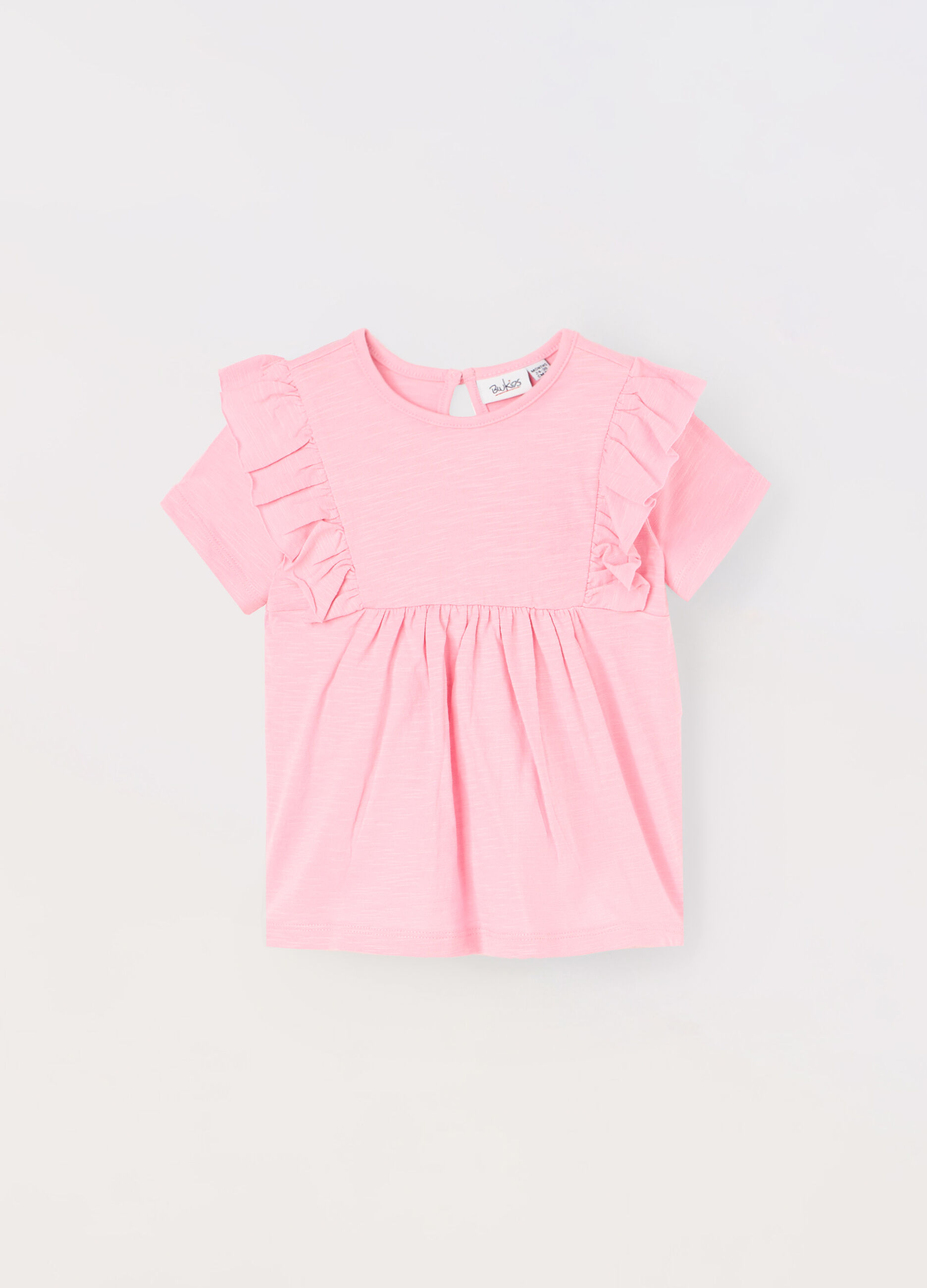 T-shirt in jersey di puro cotone neonata_0