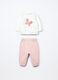 Jogging set in puro cotone fleece neonata_0