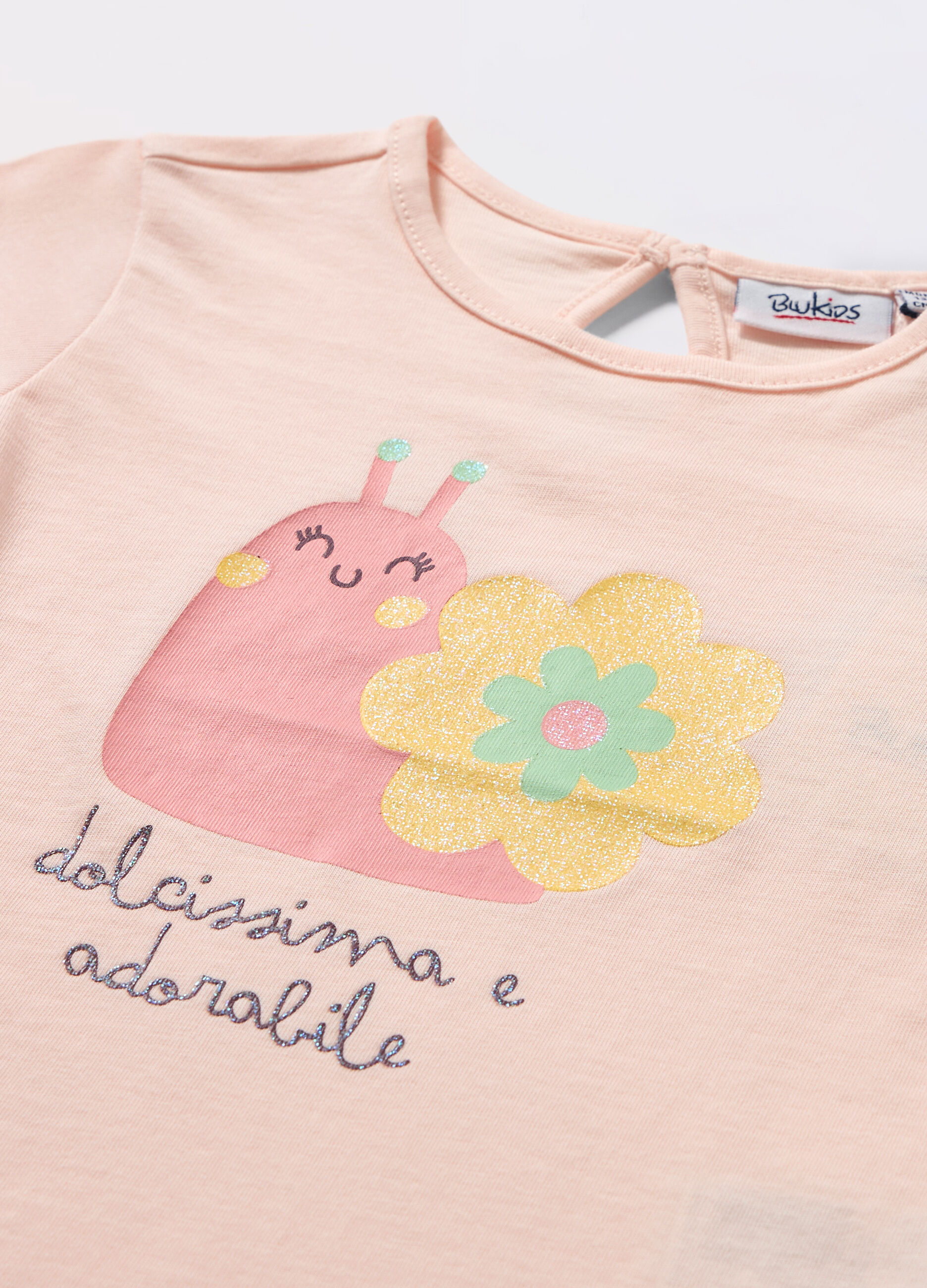 T-shirt in jersey di puro cotone neonata_1