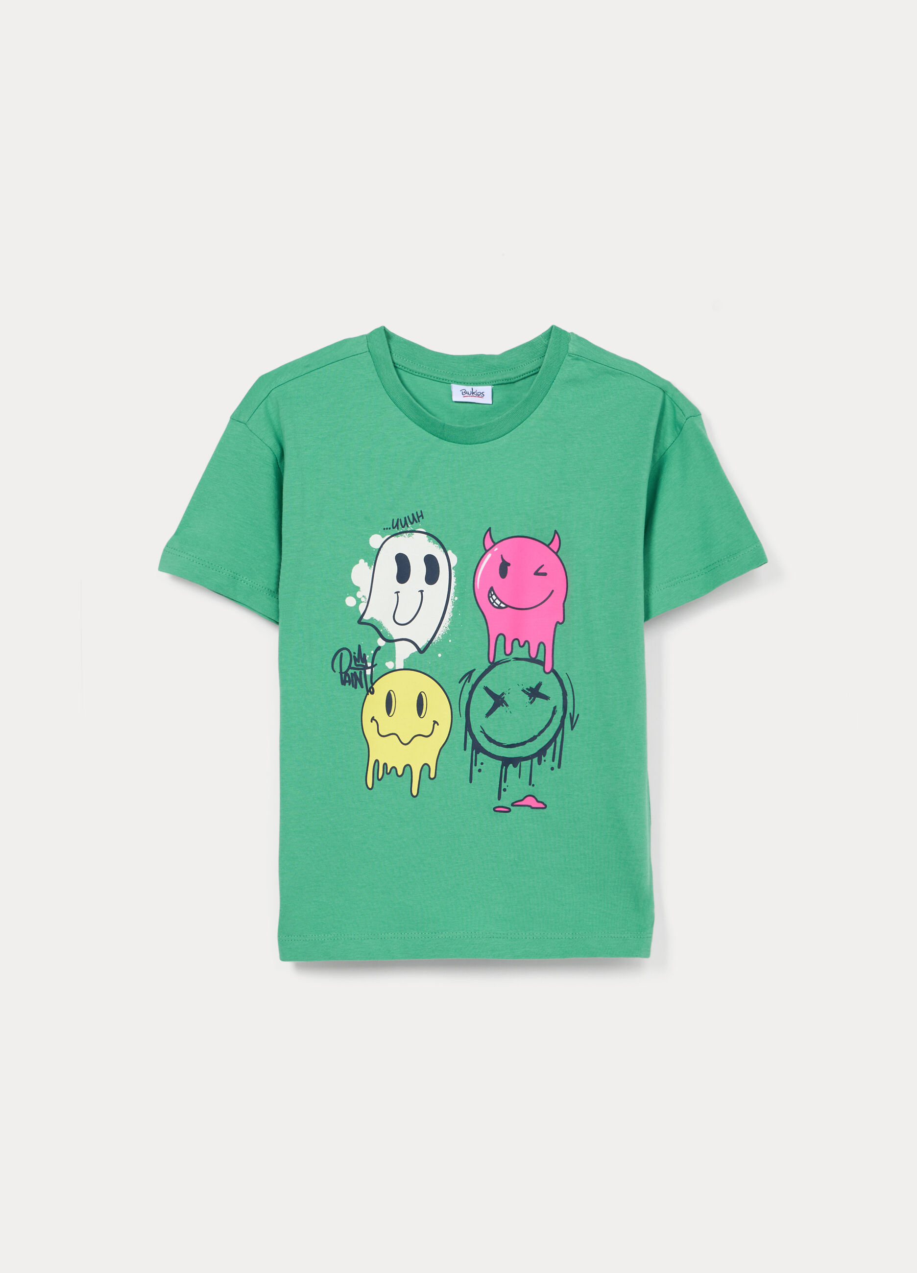 T-shirt girocollo in jersey bambino_0