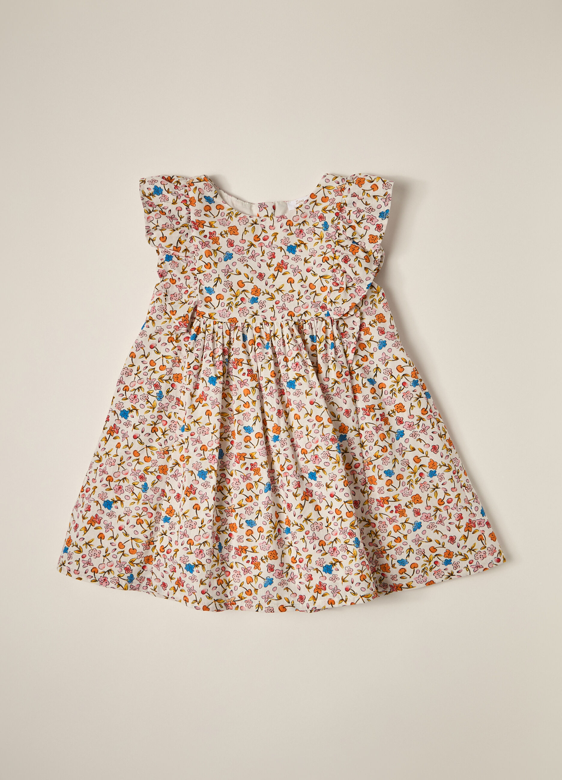 Vestito in puro cotone IANA neonata_0