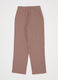 Pantalone a vita alta a quadretti donna_5