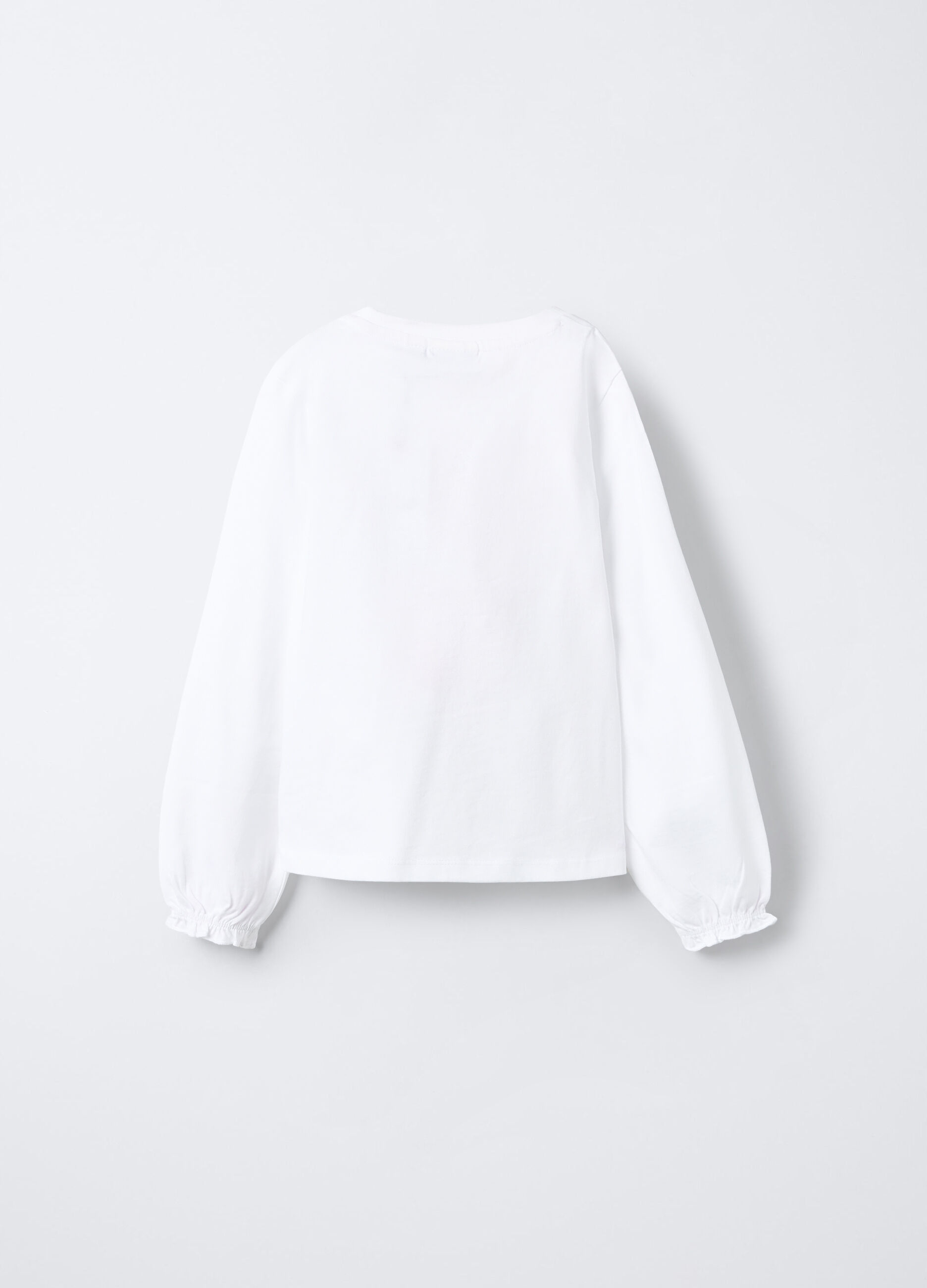 T-shirt in jersey di puro cotone bambina_1
