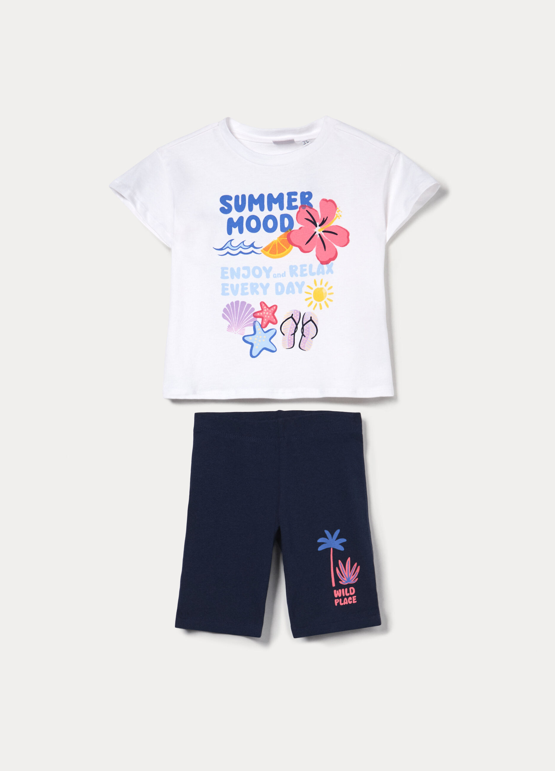 Jogging set in jersey di puro bambina_0