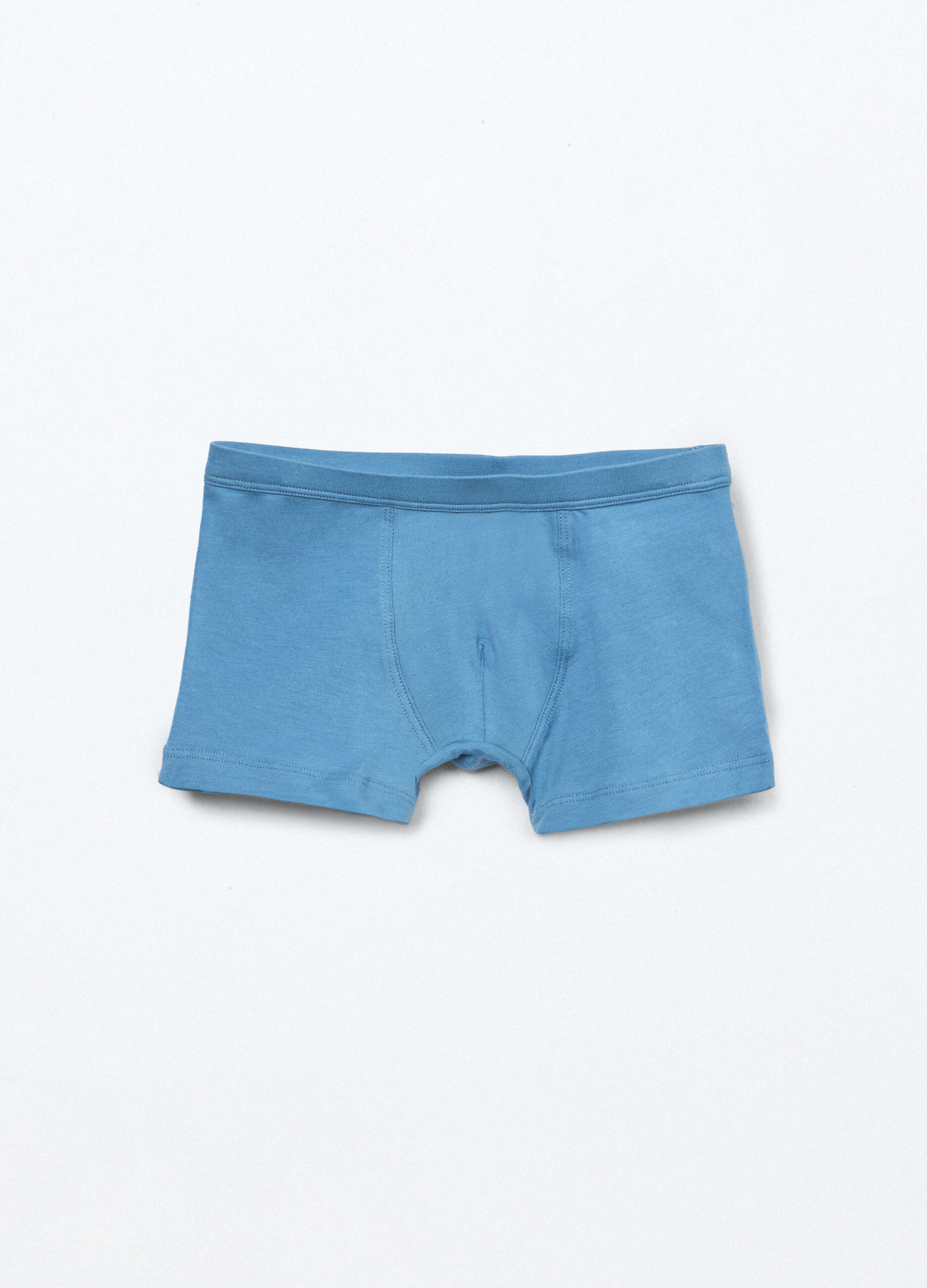 Boxer in jersey di cotone stretch bambino_0