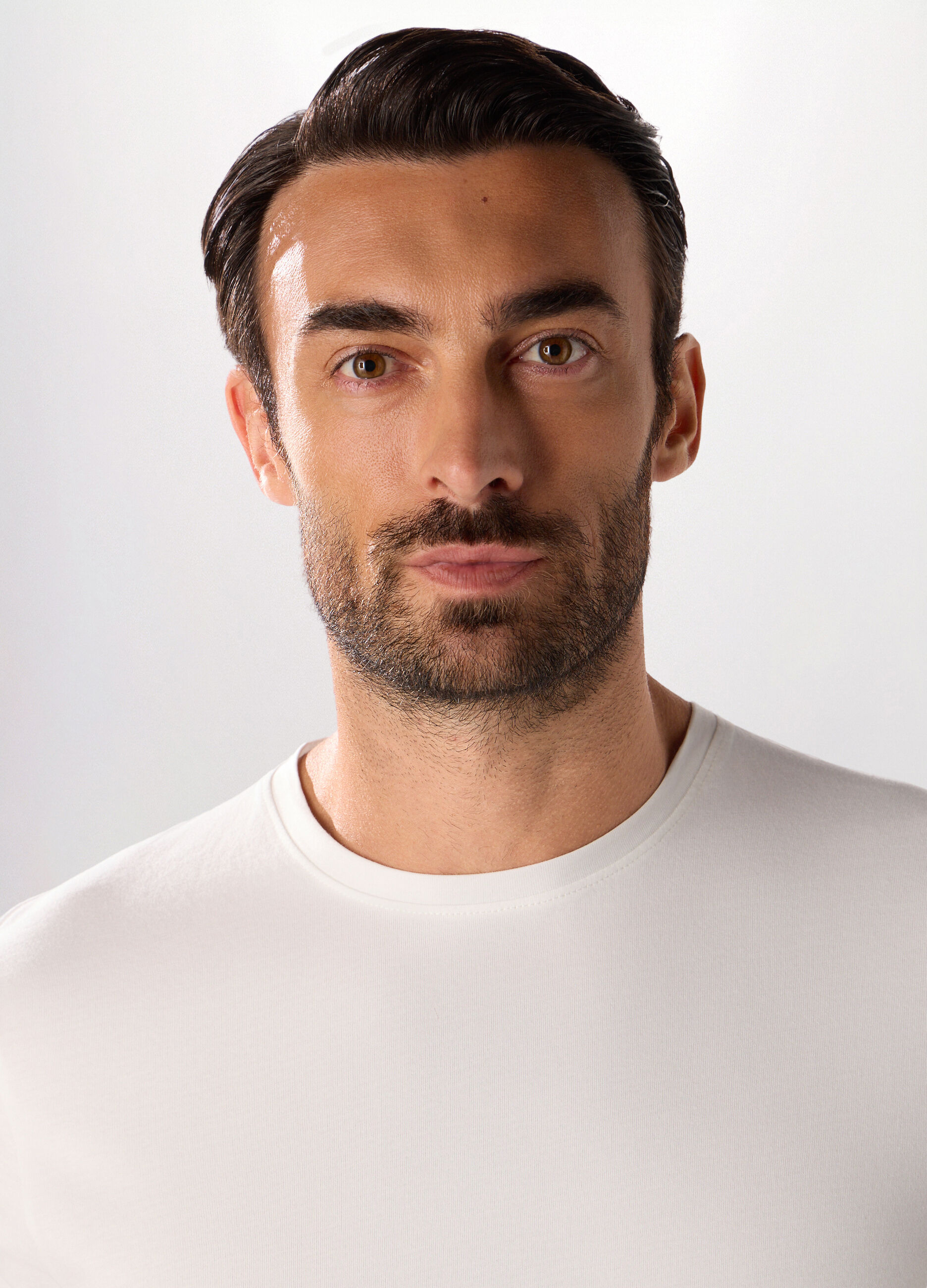 T-shirt slim fit in jersey di cotone uomo_2