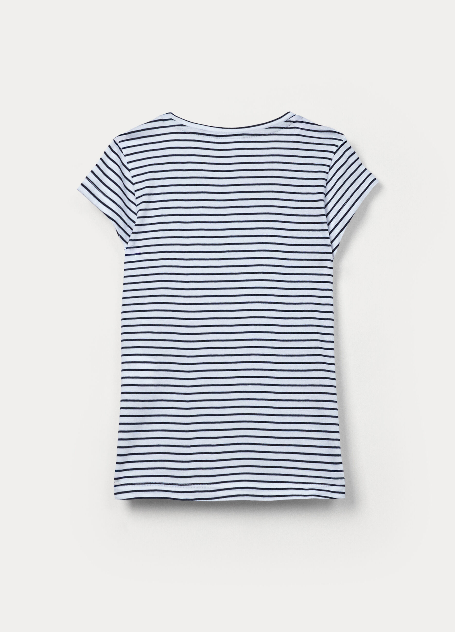 T-shirt in jersey di puro cotone bambina_1