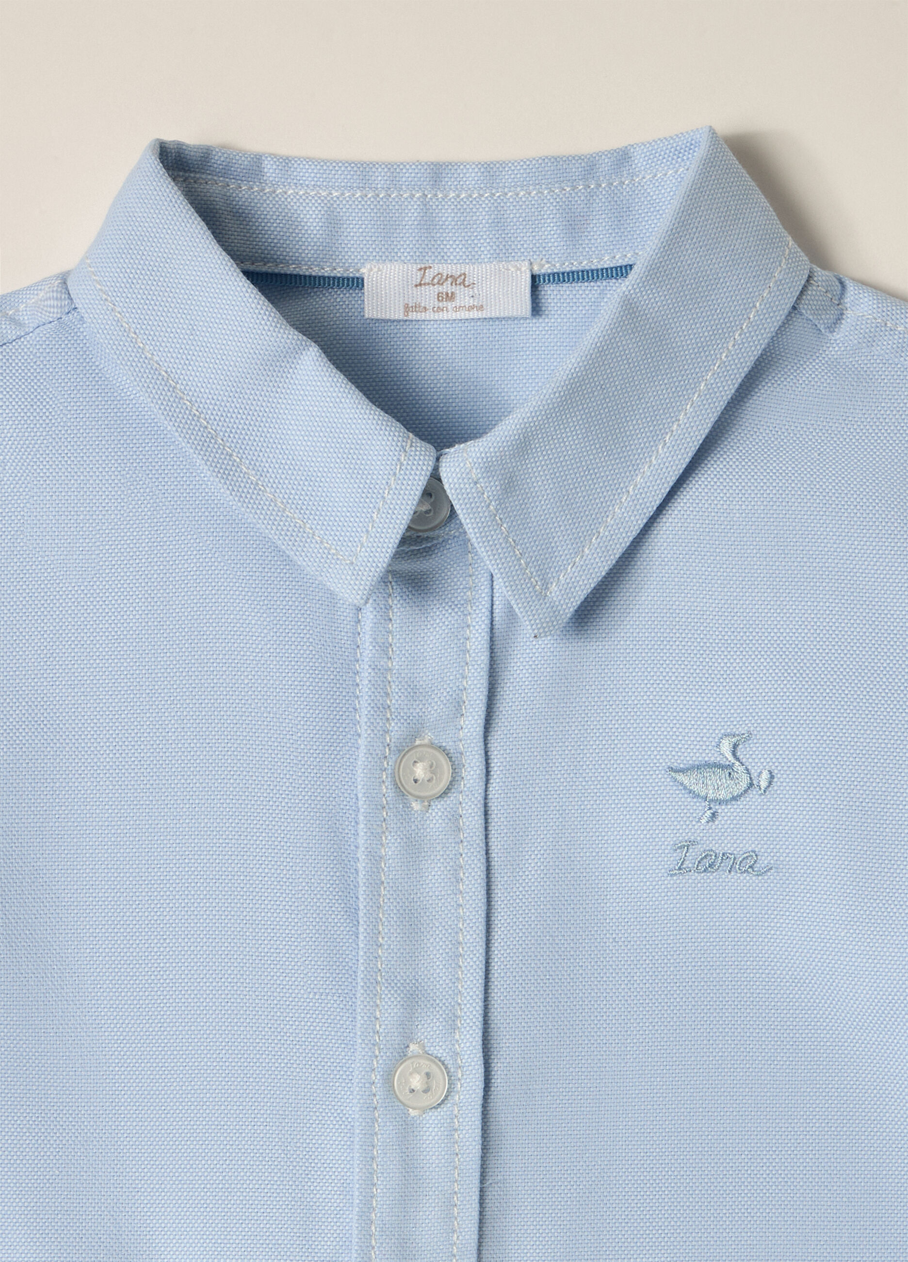 Camicia in puro cotone IANA neonato_1