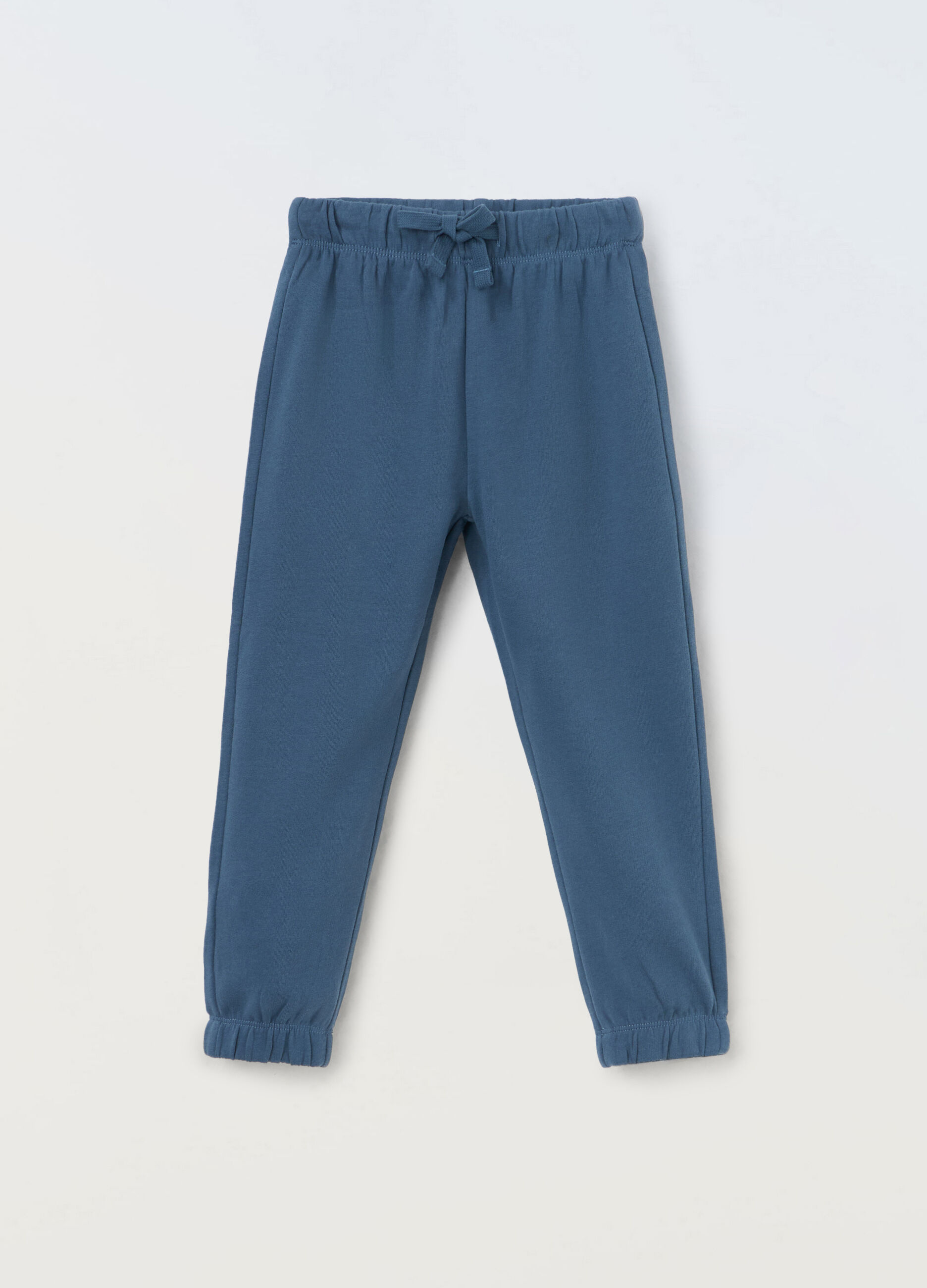 Joggers in french terry di puro cotone bambino_0
