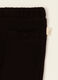 Pantaloni neri flare in viscosa elasticizzata da neonata_2