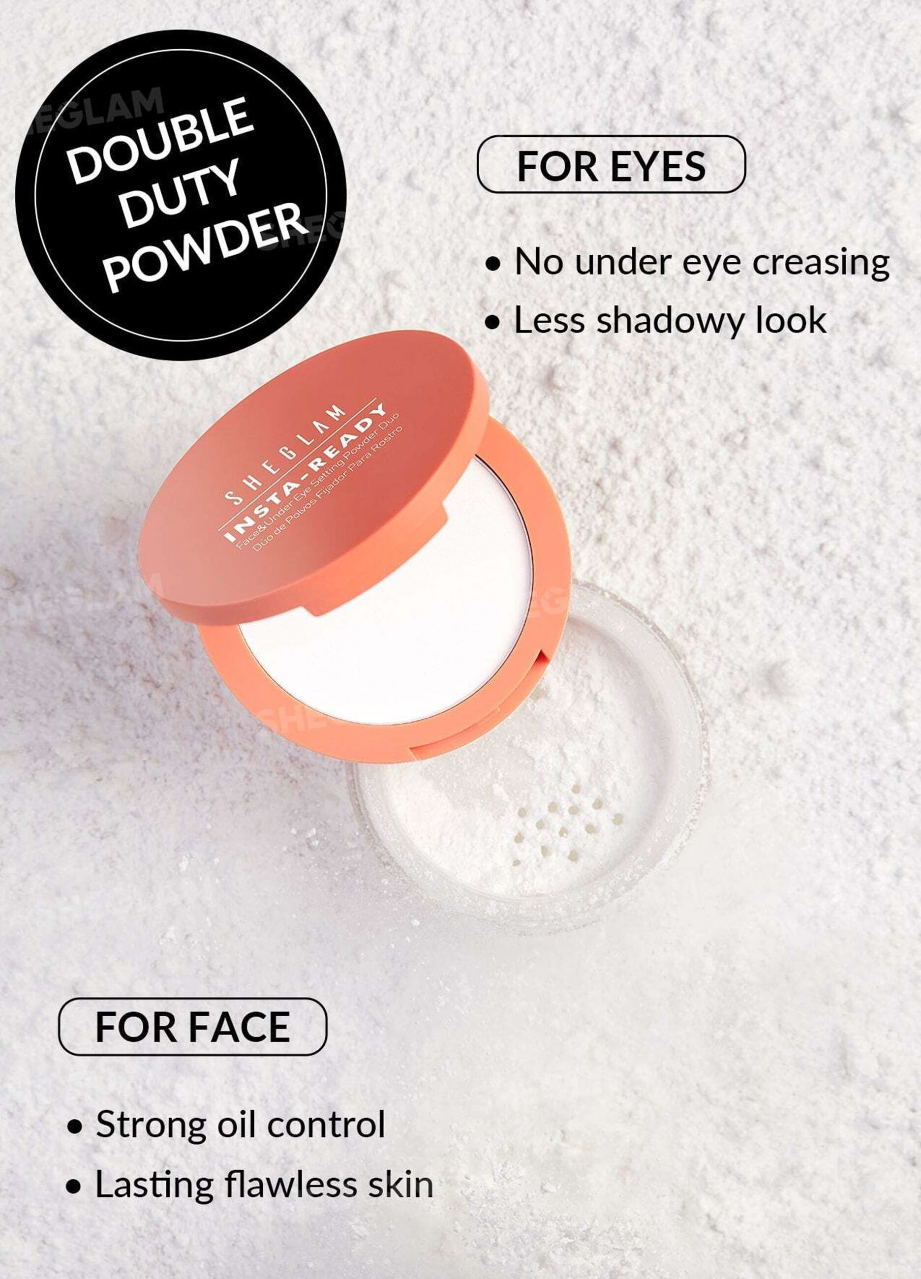 Cipria fissante viso e occhi Insta-Ready Duo &ndash; Translucent_1
