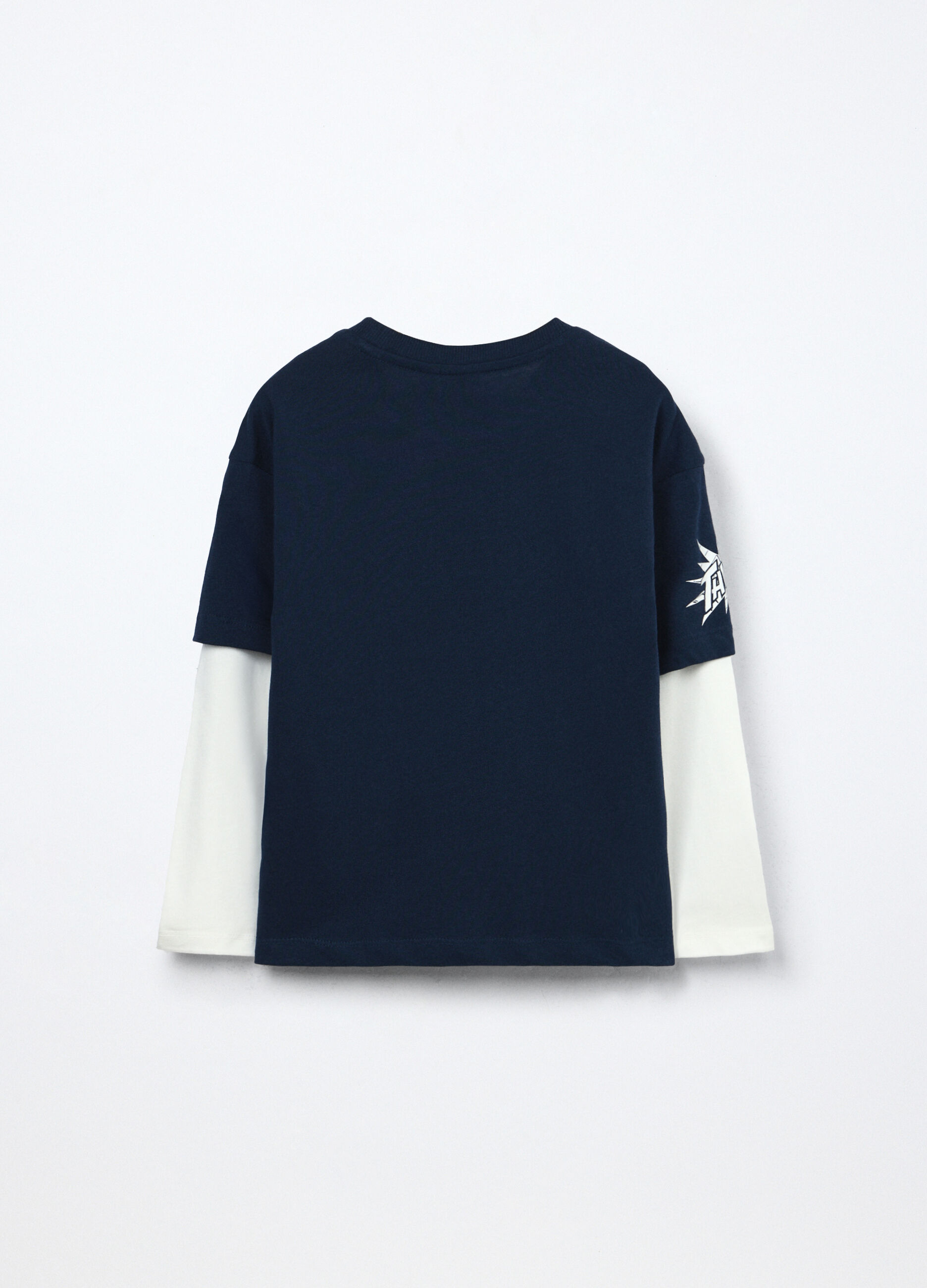 T-shirt a maniche lunghe Spider-Man in puro cotone bambino_1