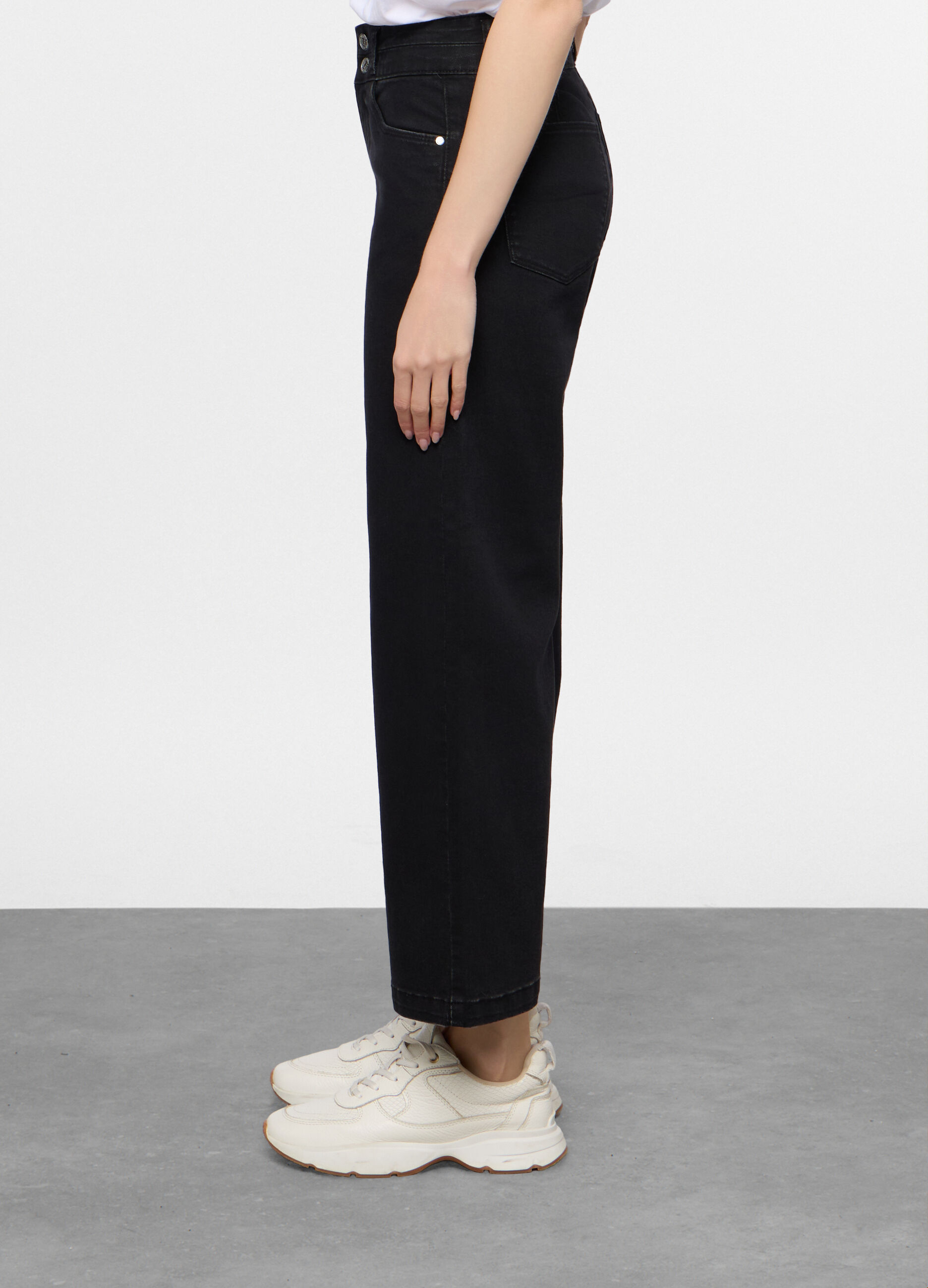 5 Tasche fit Culotte in cotone stretch donna_1