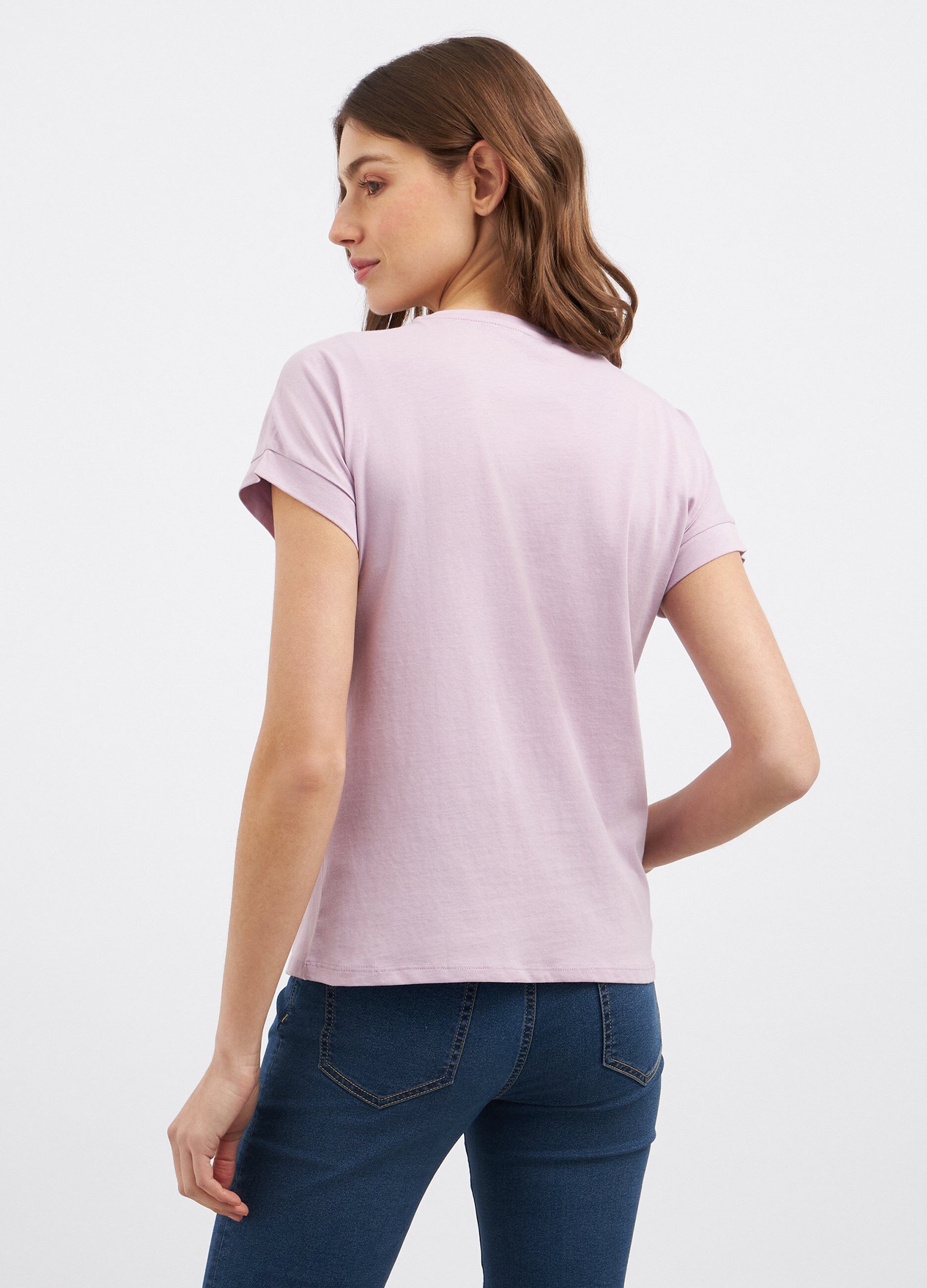 T-shirt in puro cotone donna_1